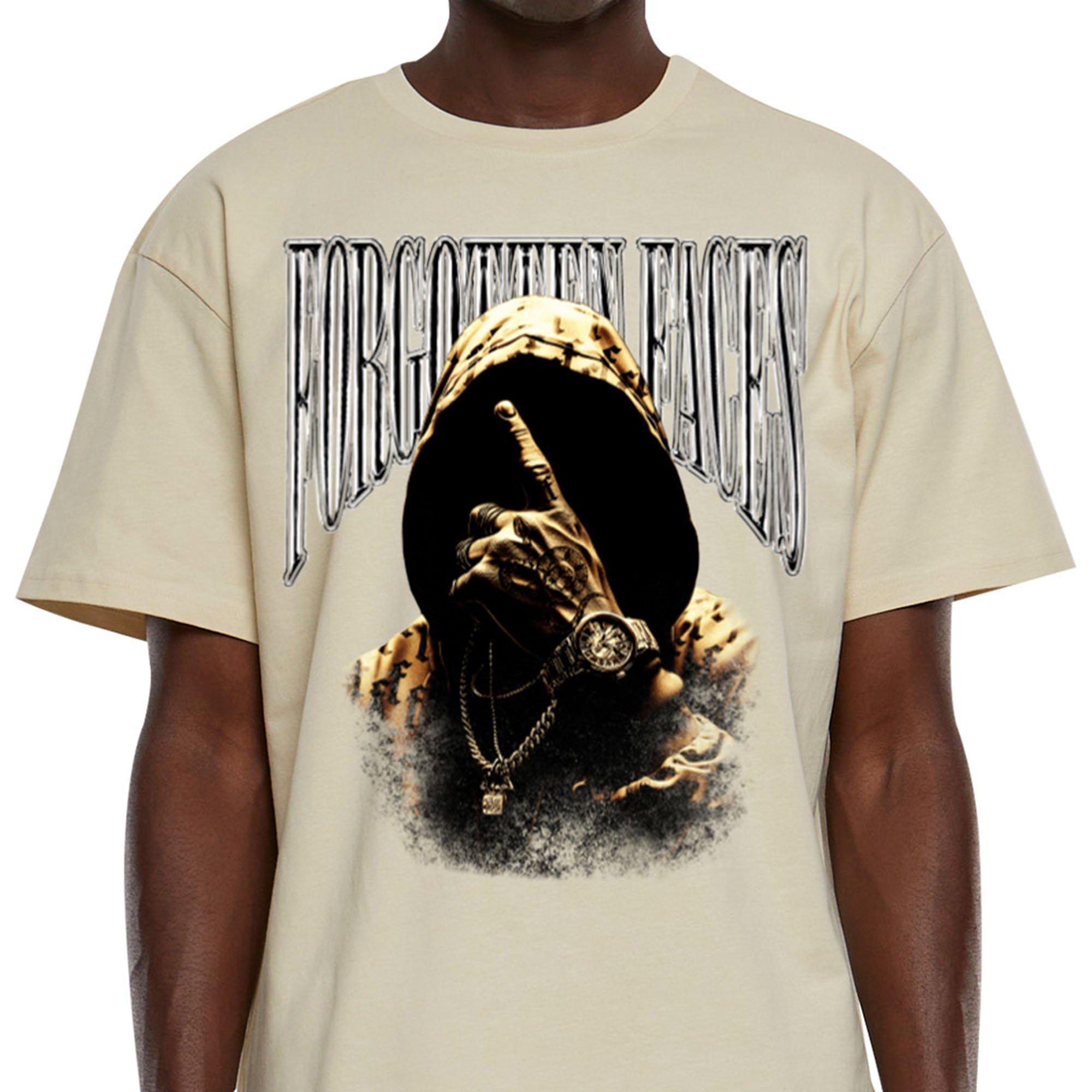 Forgotten Faces Men's Forgotten Hooded Tee - SAND Thumbnail View 3
