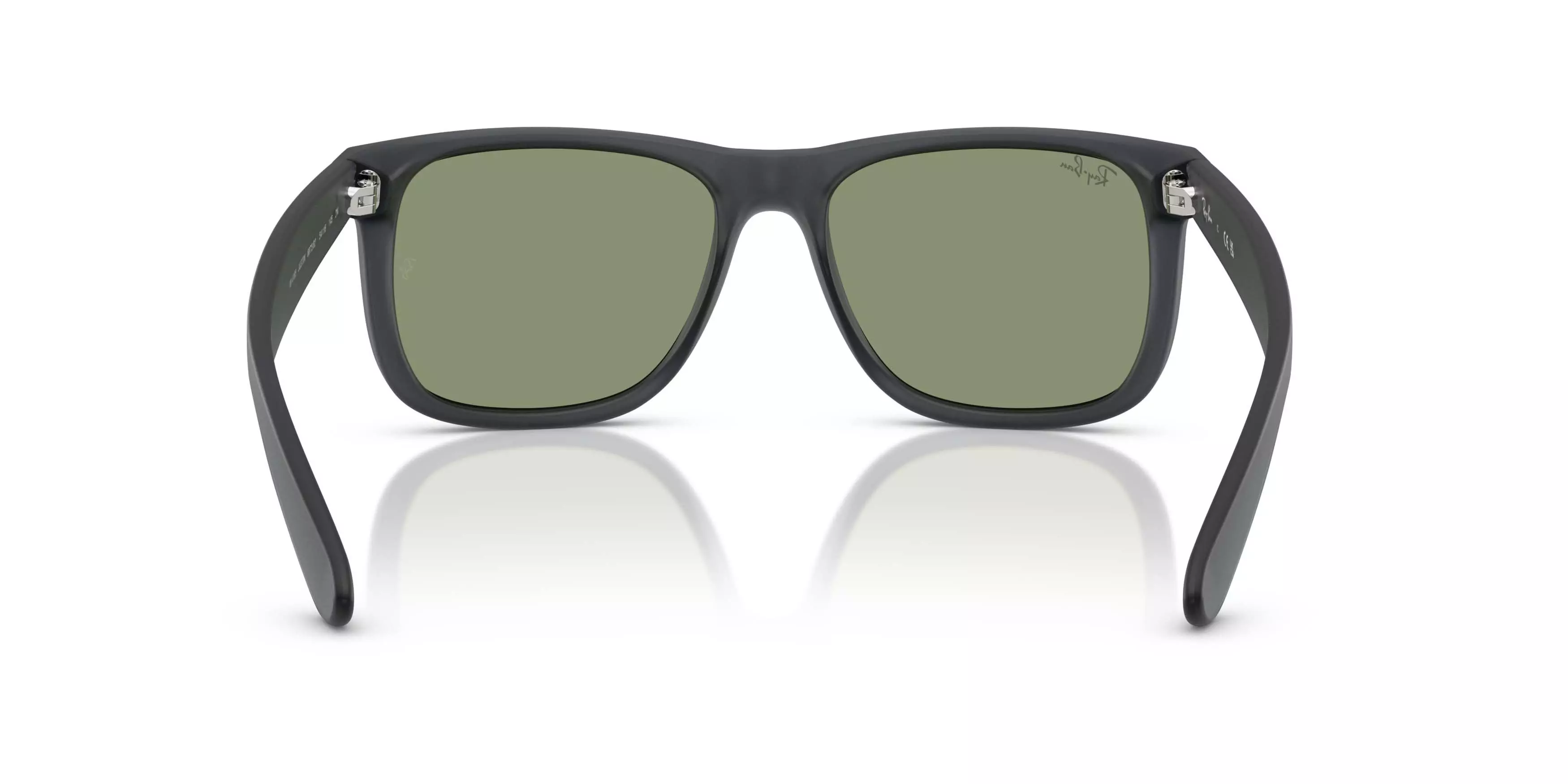 Ray-Ban Justin Green Sunglasses &ndash; Matte Opal Grey - GREY/GREEN