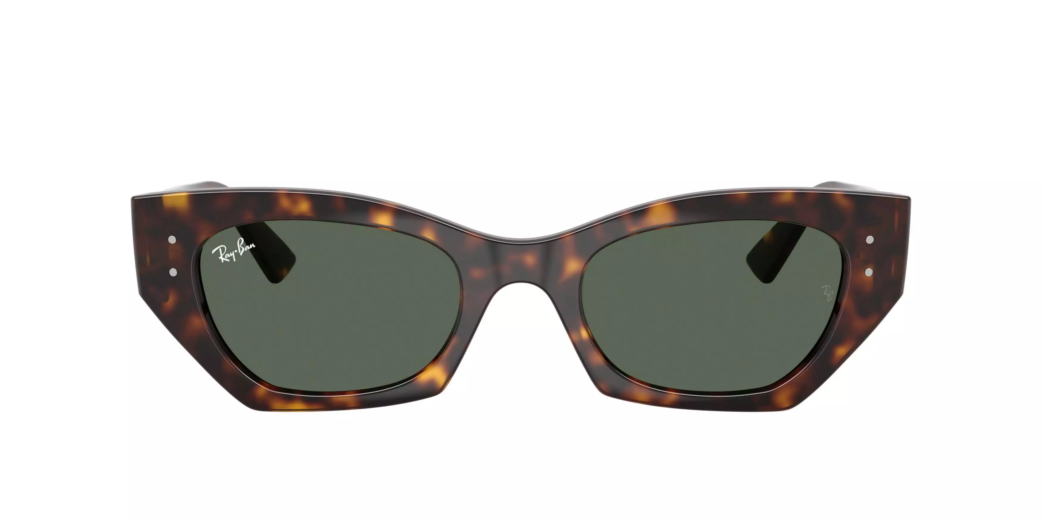 Ray-Ban Zena Dark Green Sunglasses &ndash; Havana - GREEN
