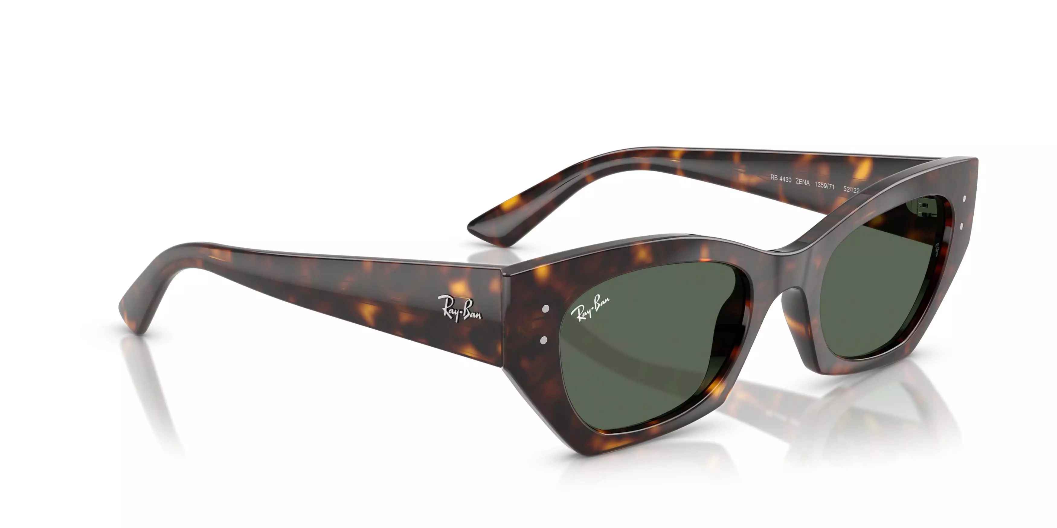 Ray-Ban Zena Dark Green Sunglasses &ndash; Havana - GREEN