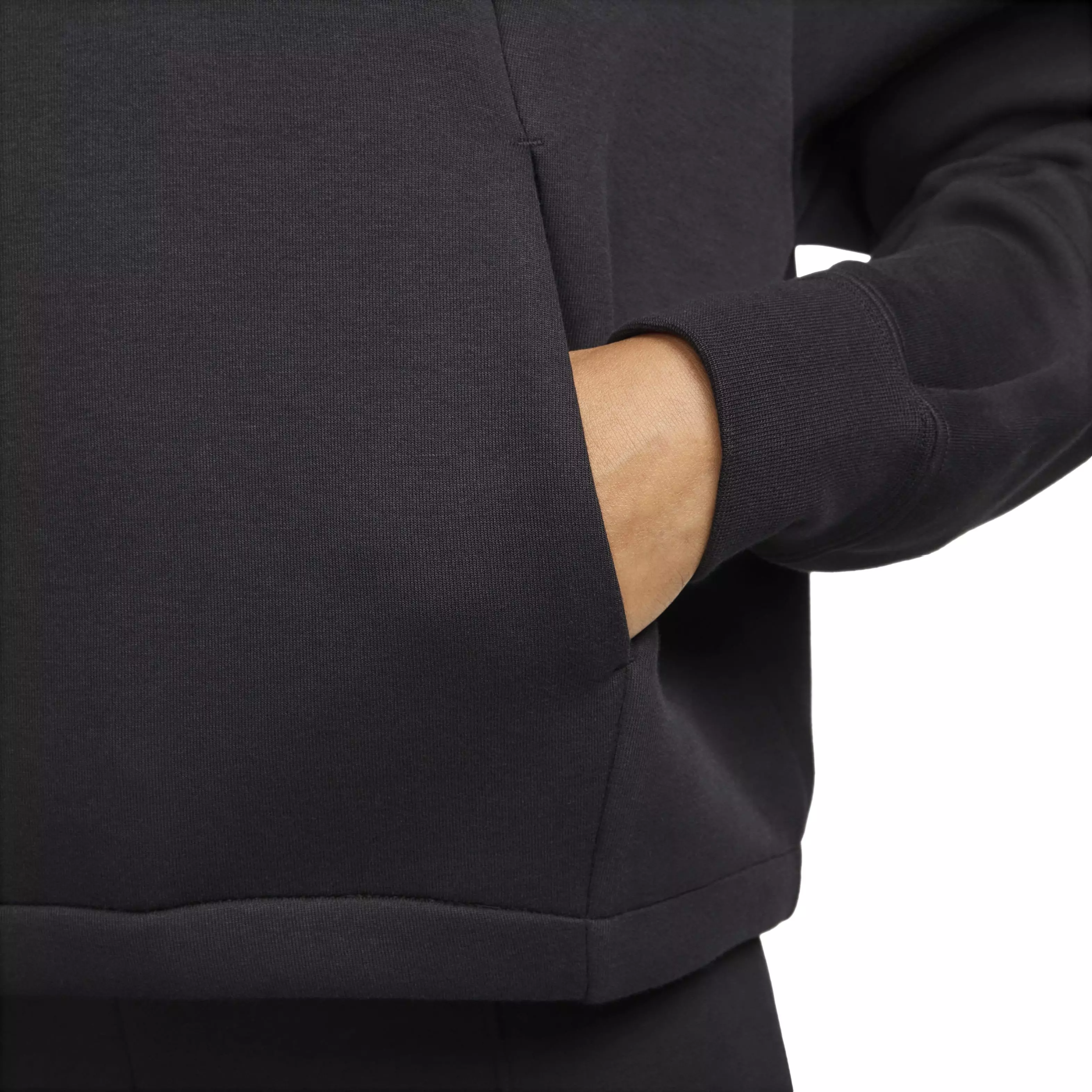 Nike Women's Sportswear Tech Fleece Futura Oversized Hoodie - BLACK