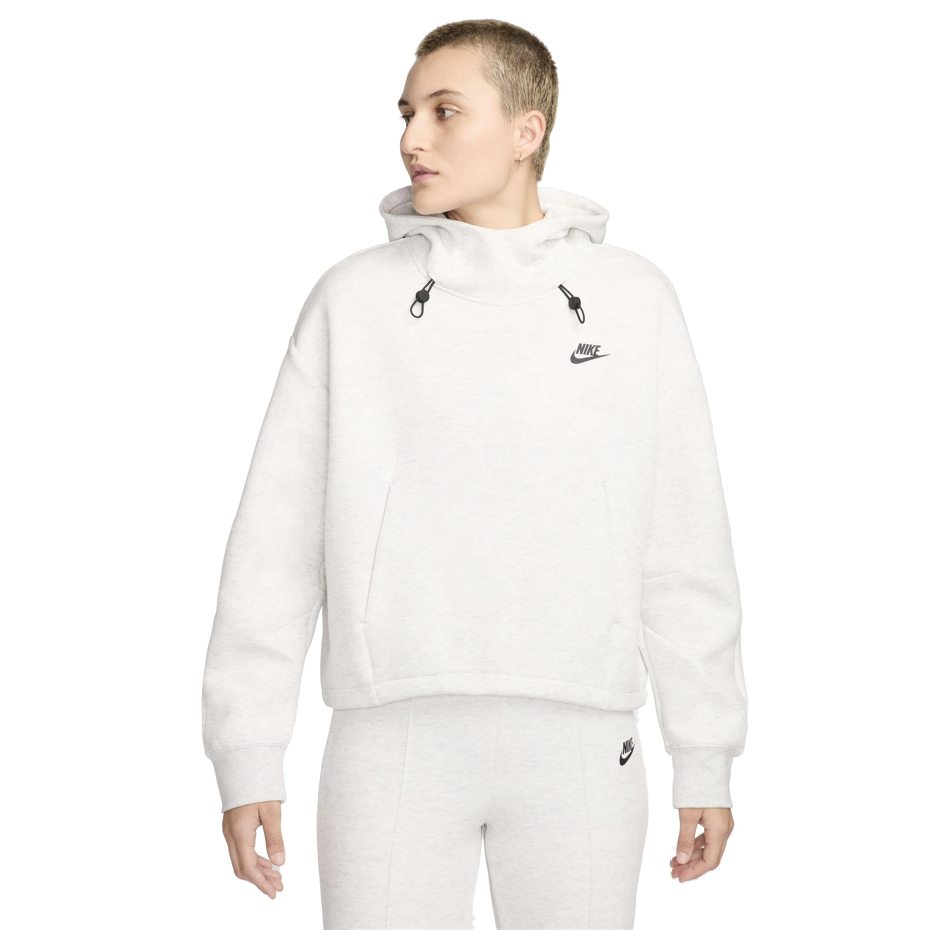 Nike Women's Sportswear Tech Fleece Oversized Hoodie - GREY Thumbnail View 1