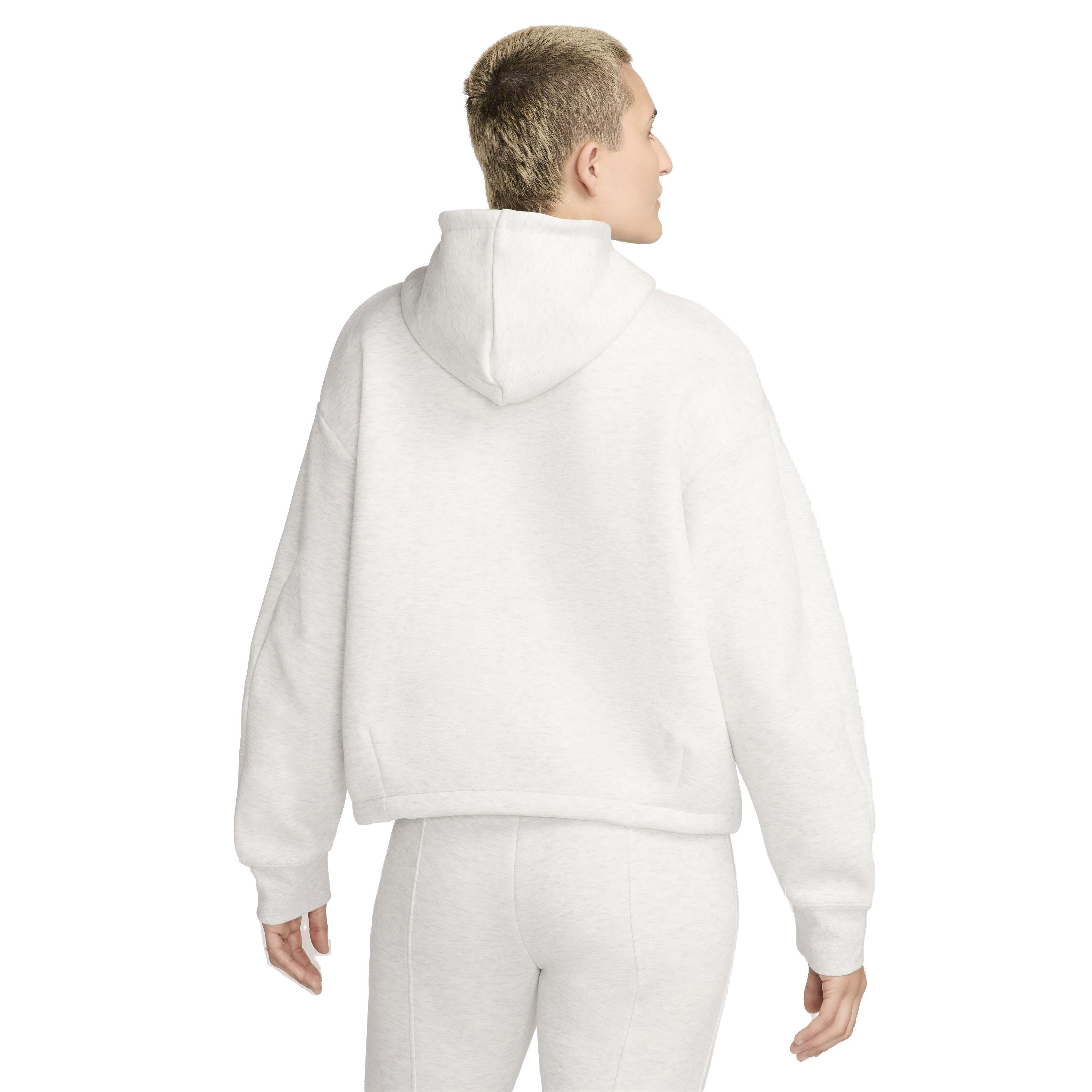Nike Women's Sportswear Tech Fleece Oversized Hoodie - GREY Thumbnail View 2