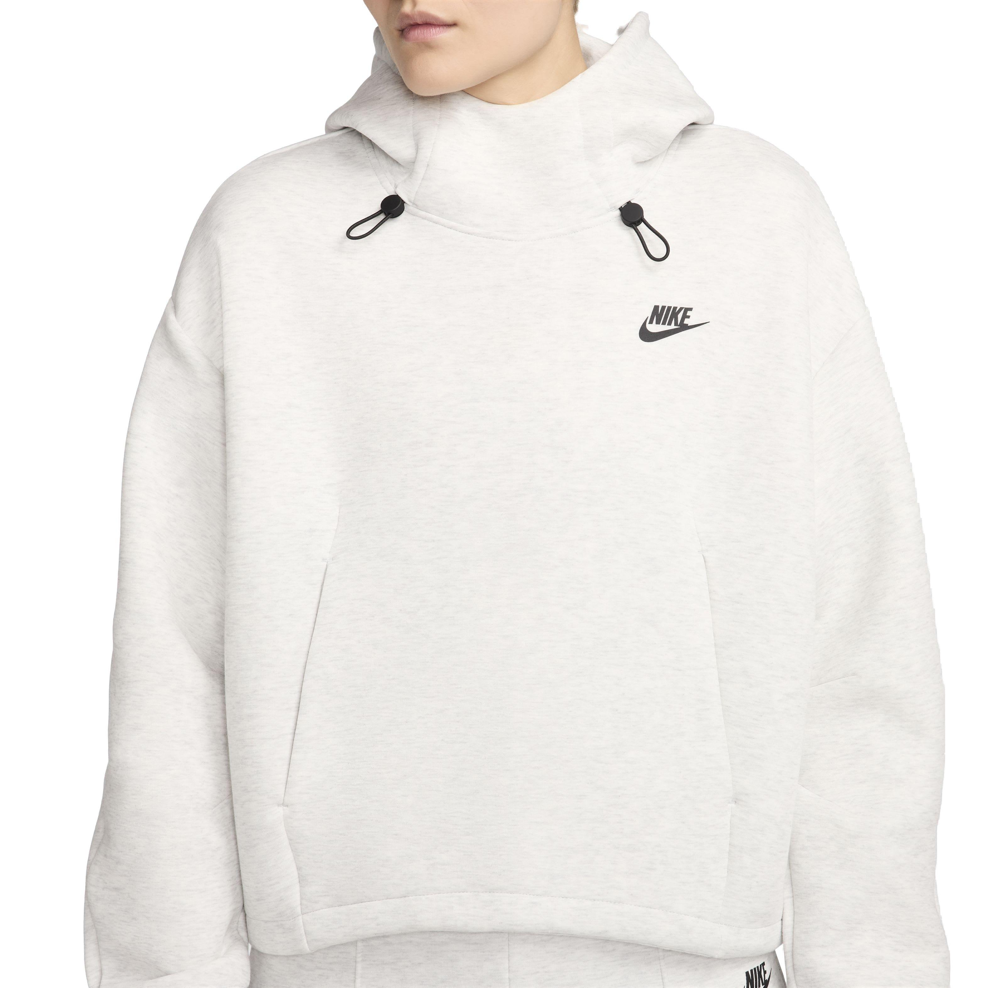 Nike Women's Sportswear Tech Fleece Oversized Hoodie - GREY Thumbnail View 5