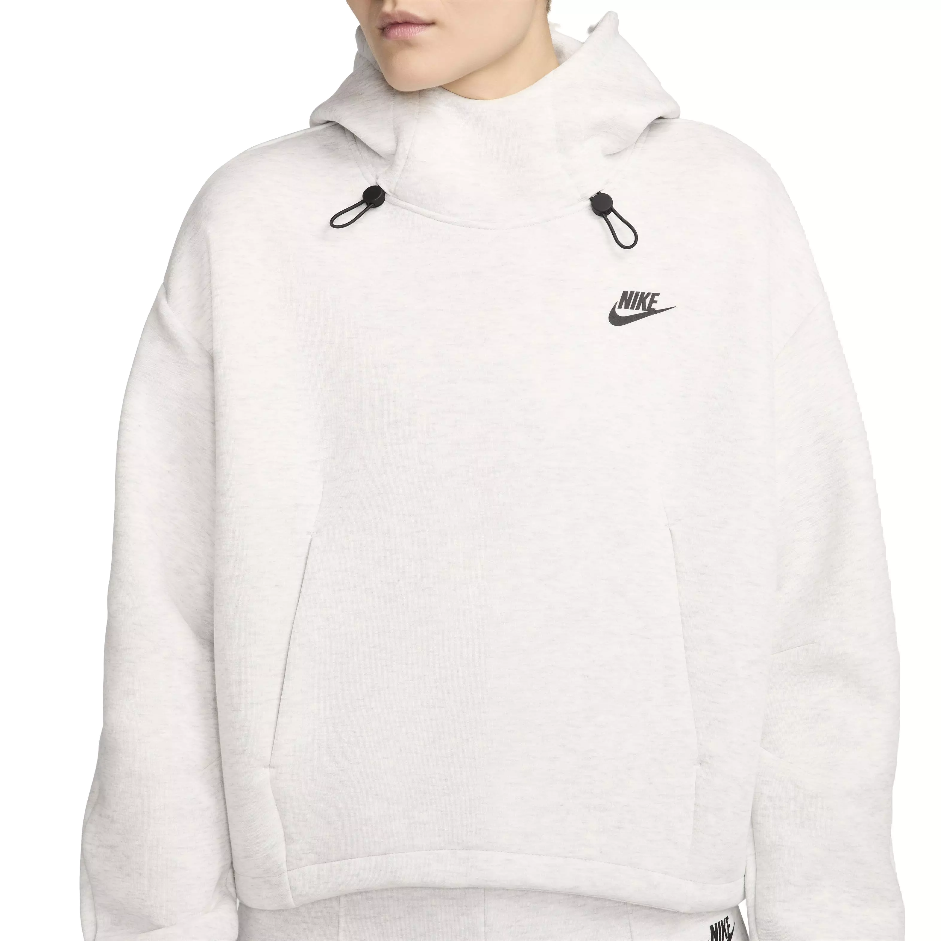 Nike Women's Sportswear Tech Fleece Oversized Hoodie - GREY
