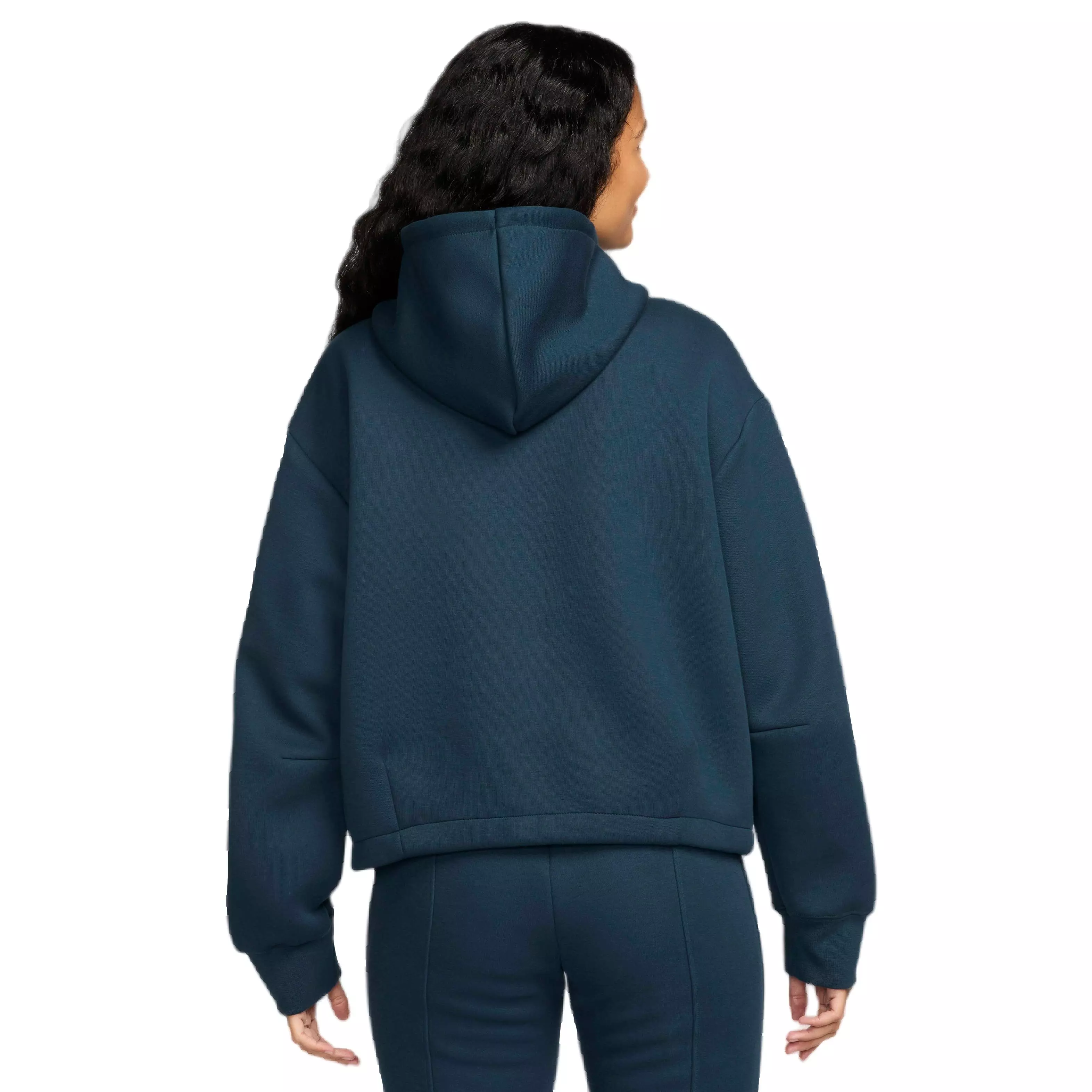 Nike Women's Sportswear Tech Fleece Futura Oversized Hoodie - NAVY