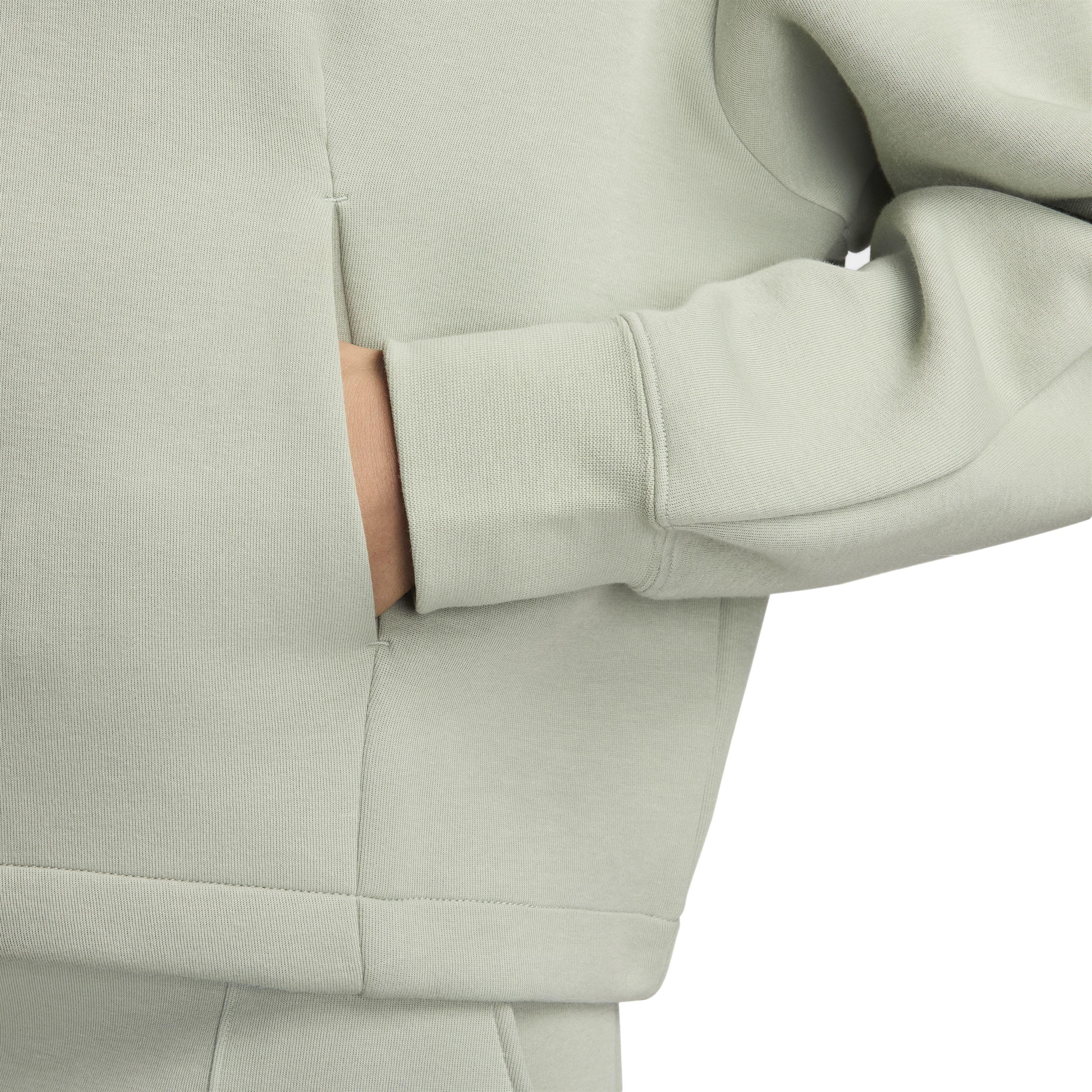 Nike Women's Sportswear Tech Fleece Oversized Hoodie - GREEN Thumbnail View 7