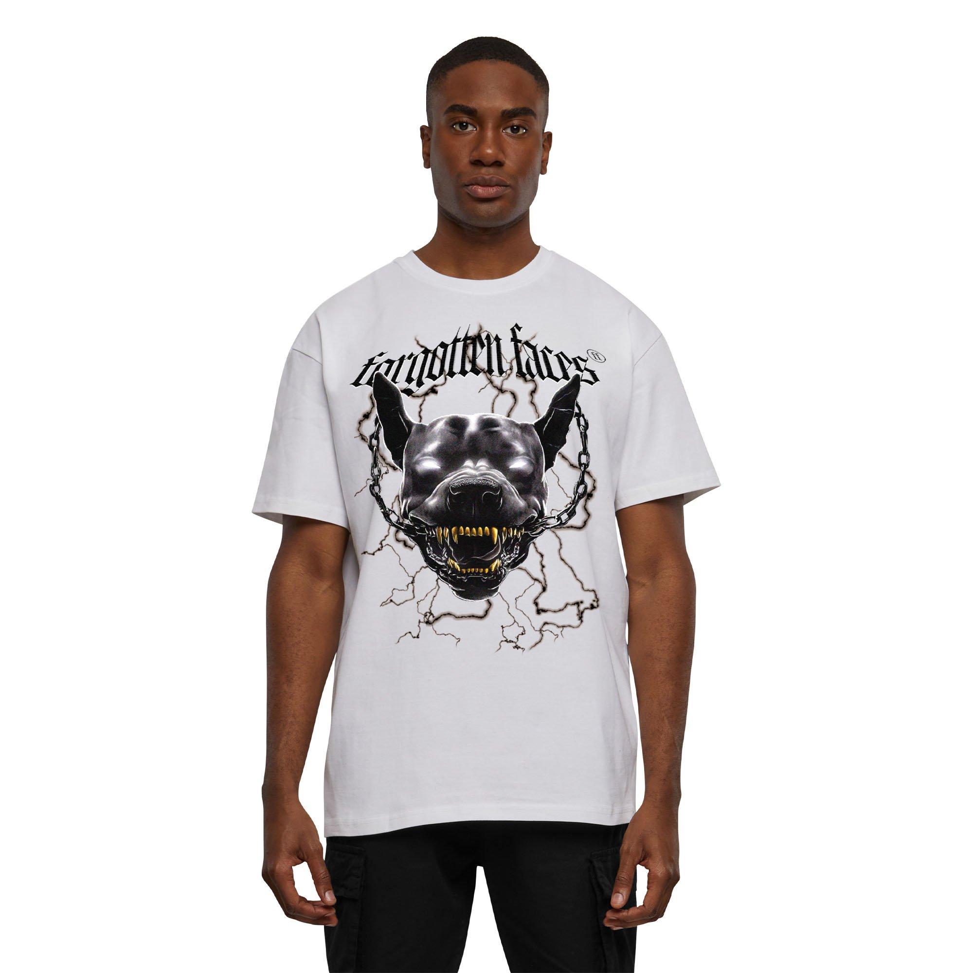 Forgotten Faces Men's Electric Pitbull Tee - WHITE Thumbnail View 1