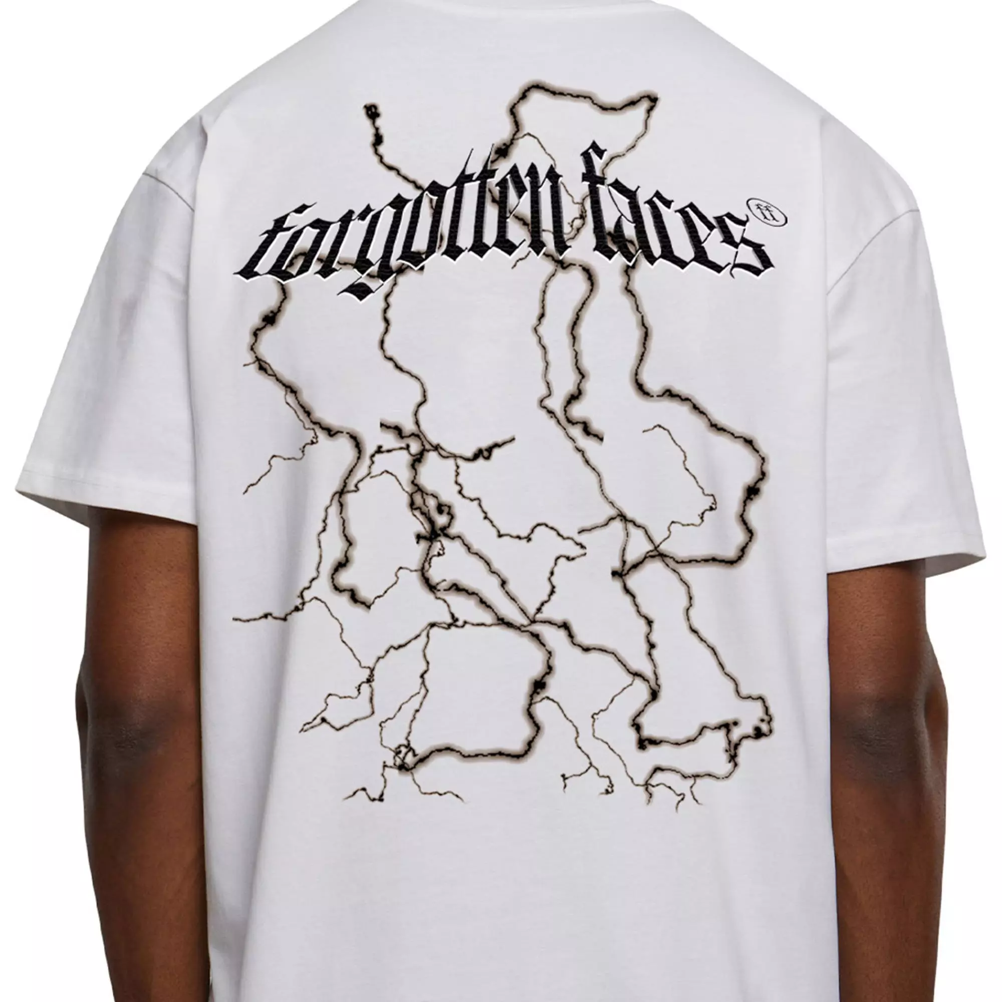 Forgotten Faces Men's Electric Pitbull Tee - WHITE