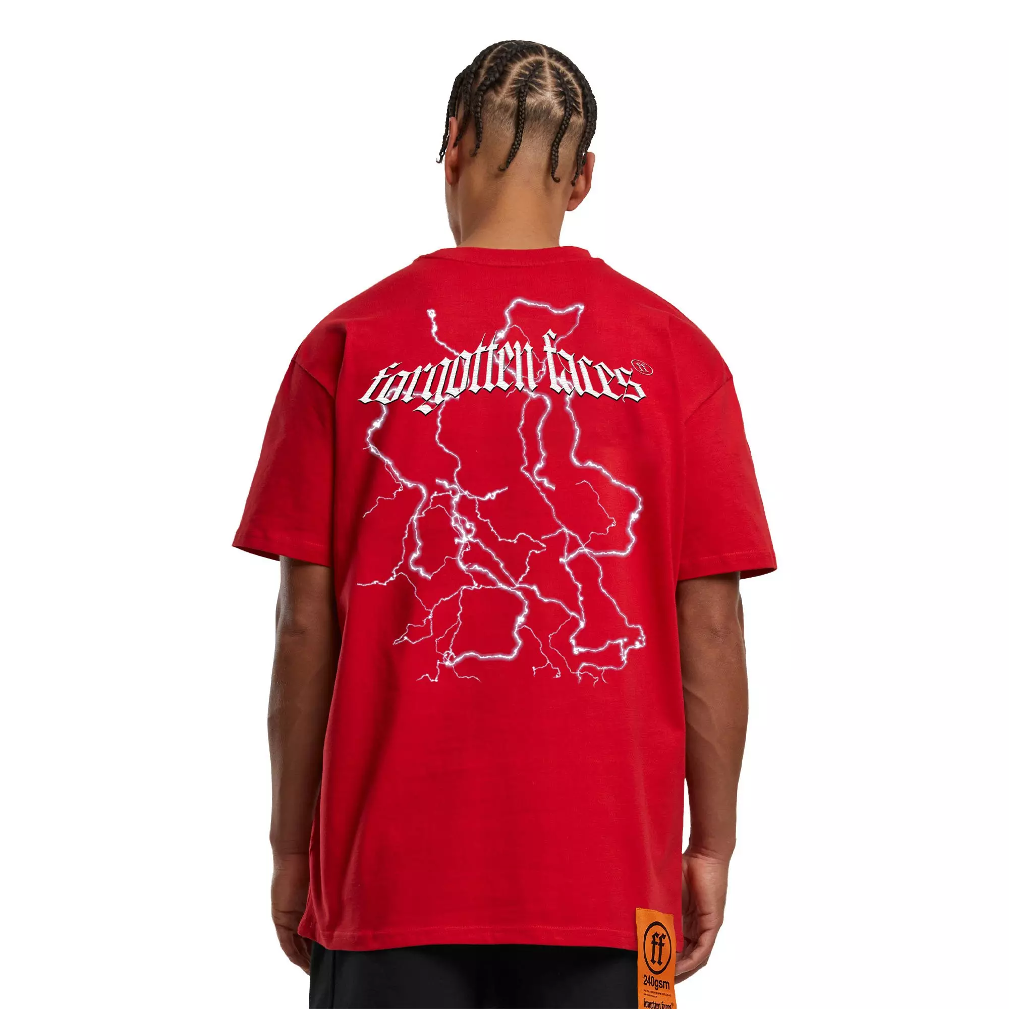 Forgotten Faces Men's Electric Pitbull Tee - RED