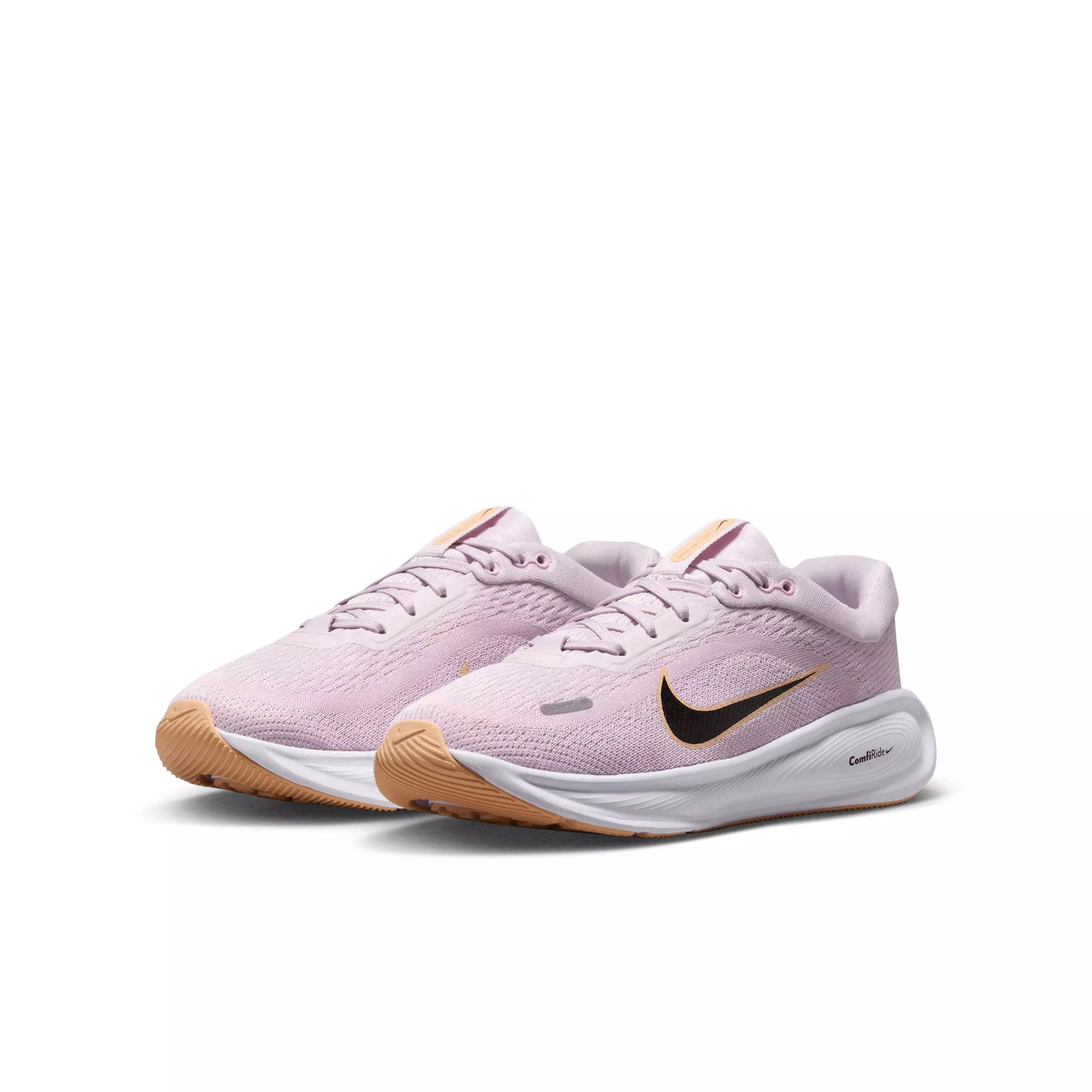 Nike Stellar Ride "Bleached Lilac/Pink Foam/Sunset Haze/Black" Grade School Girls' Running Shoe - LILAC/PINK/SUNSET/BLACK