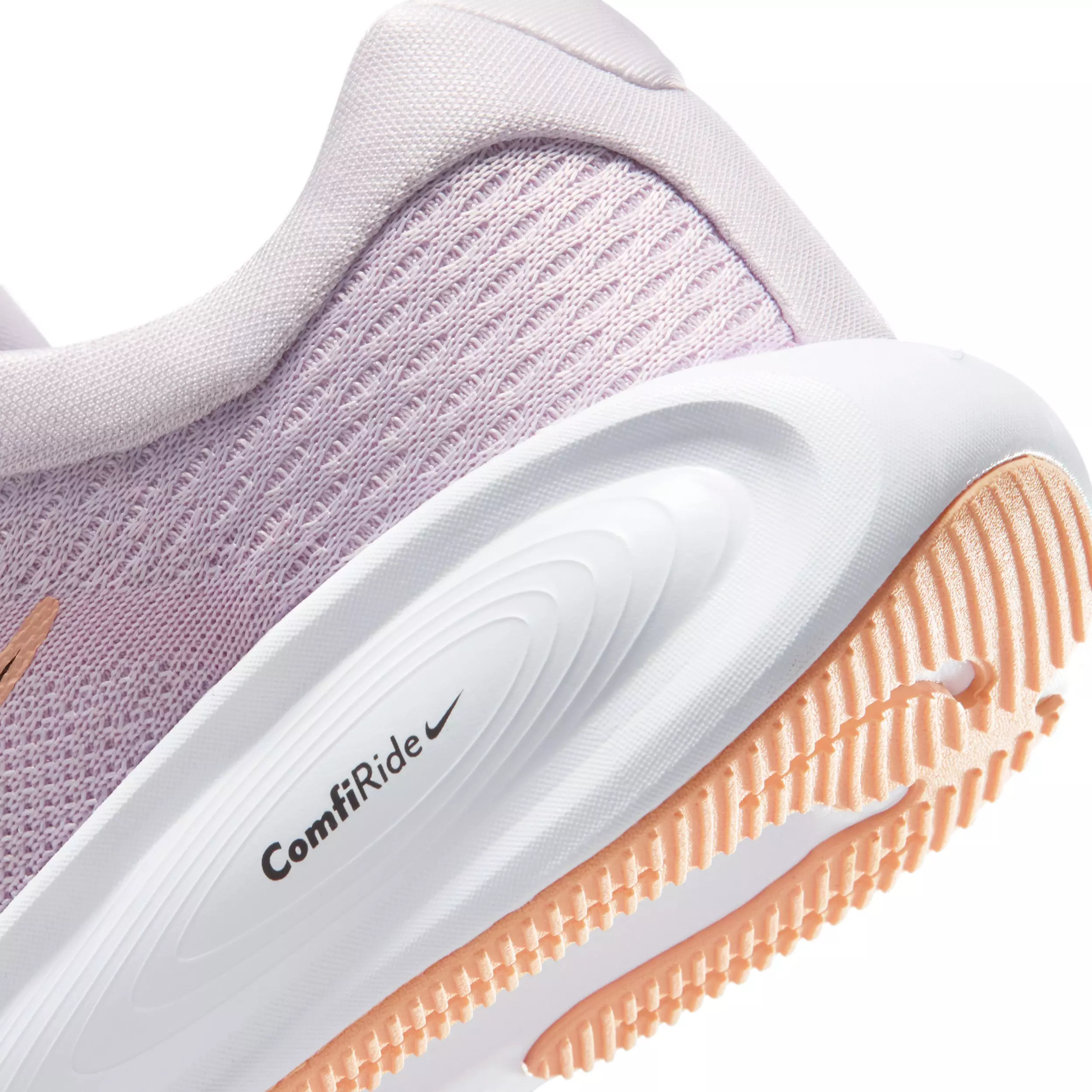 Nike Stellar Ride "Bleached Lilac/Pink Foam/Sunset Haze/Black" Grade School Girls' Running Shoe - LILAC/PINK/SUNSET/BLACK