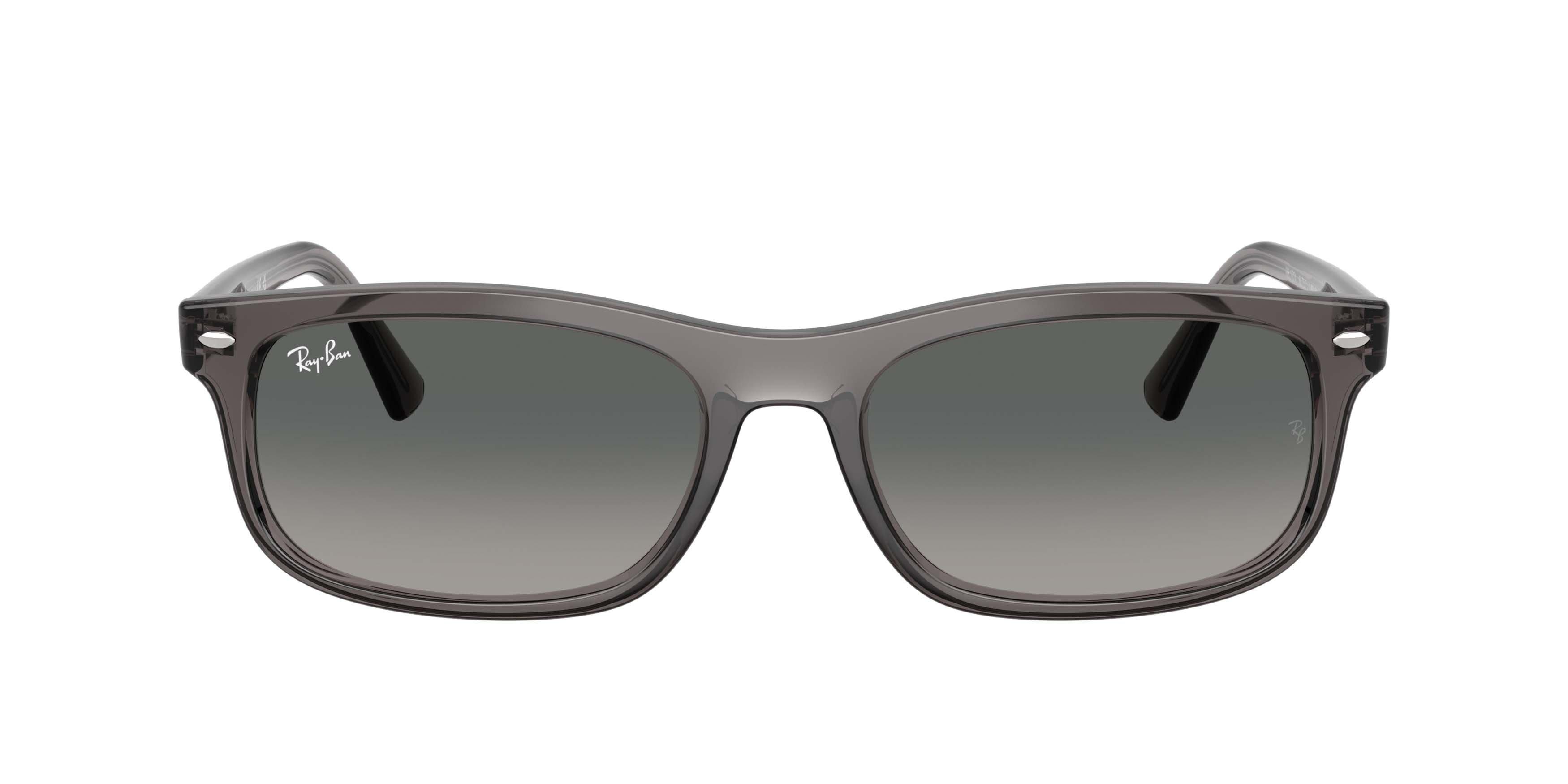 Ray-Ban RB2224 Grey Gradient Sunglasses &ndash; Matte Opal Light Grey - GREY Thumbnail View 2