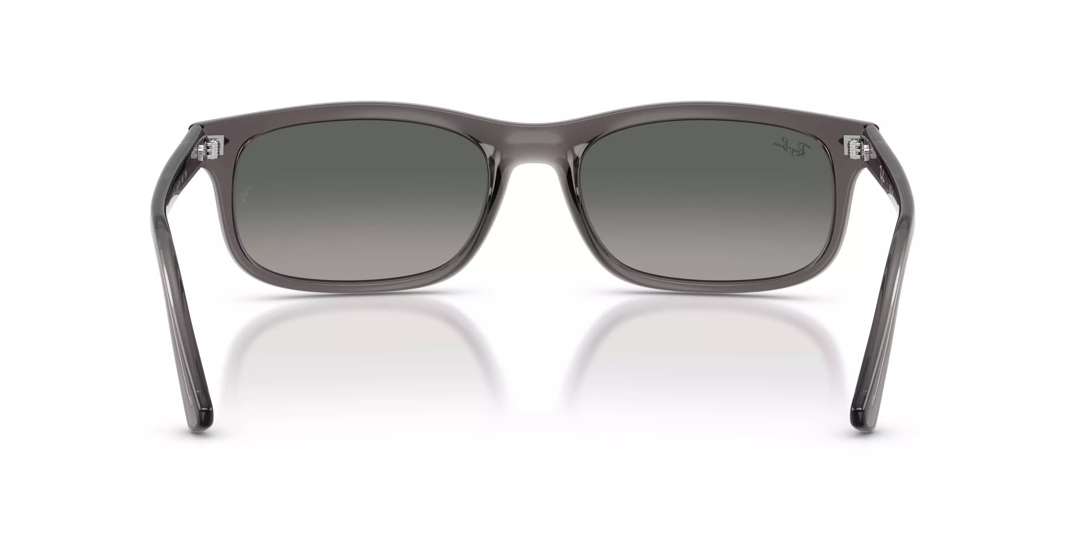 Ray-Ban RB2224 Grey Gradient Sunglasses &ndash; Matte Opal Light Grey - GREY