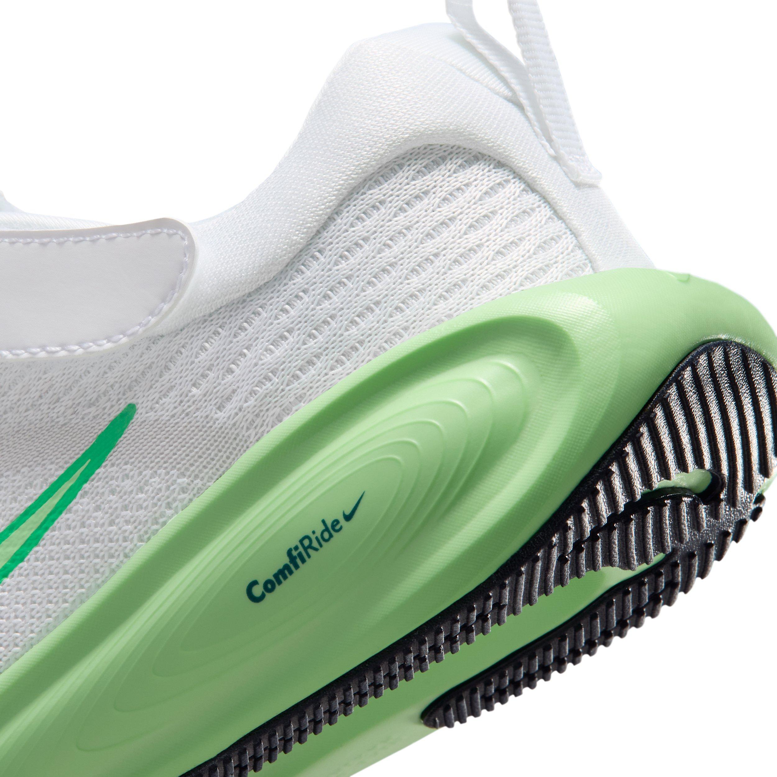 Nike Stellar Ride "White/Photon Dust/Green Spark/Illusion Green" Preschool Boys' Running Shoe - WHITE/DUST/GREEN/GREEN