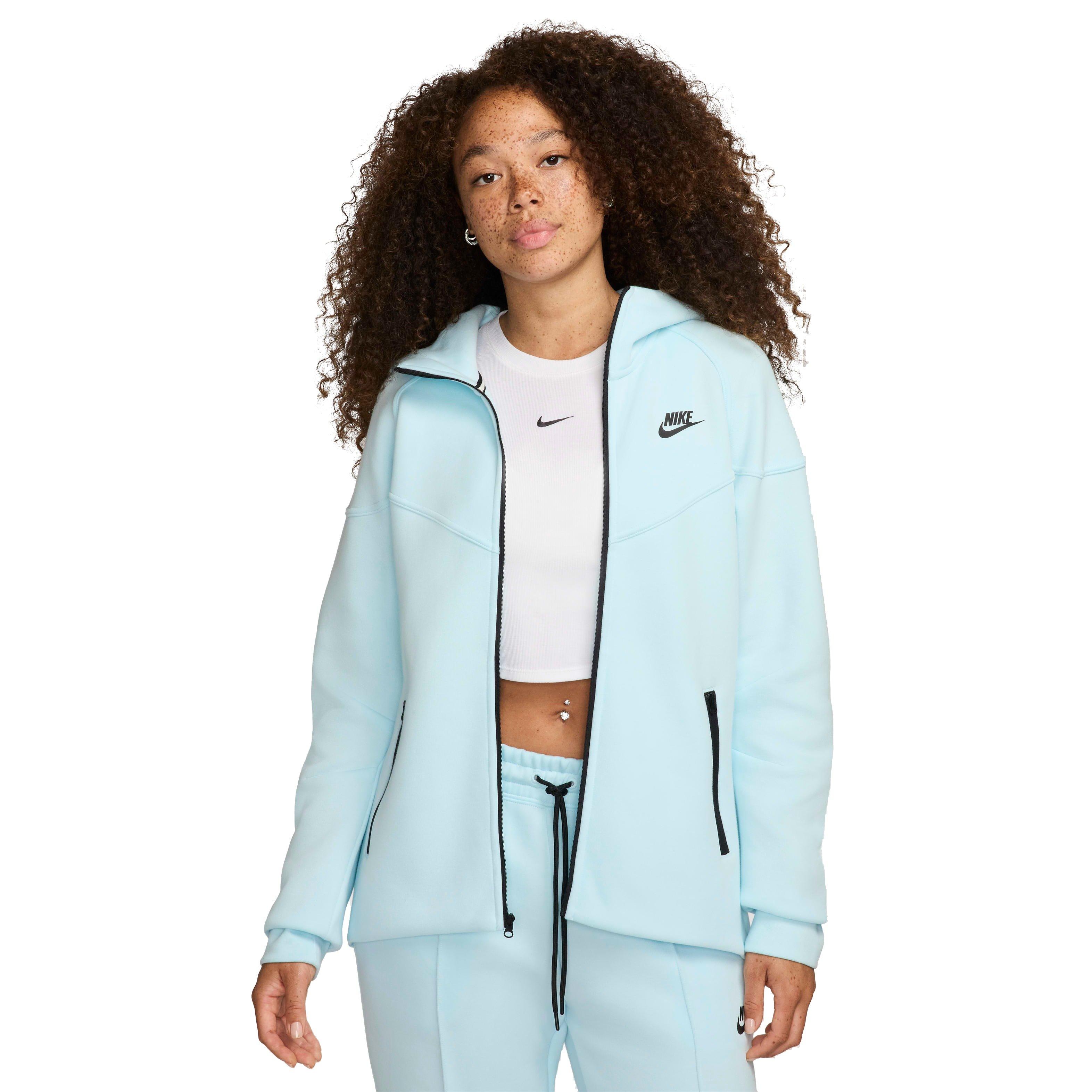 Nike Women's Sportswear Tech Fleece Windrunner Jacket - BLUE Thumbnail View 1