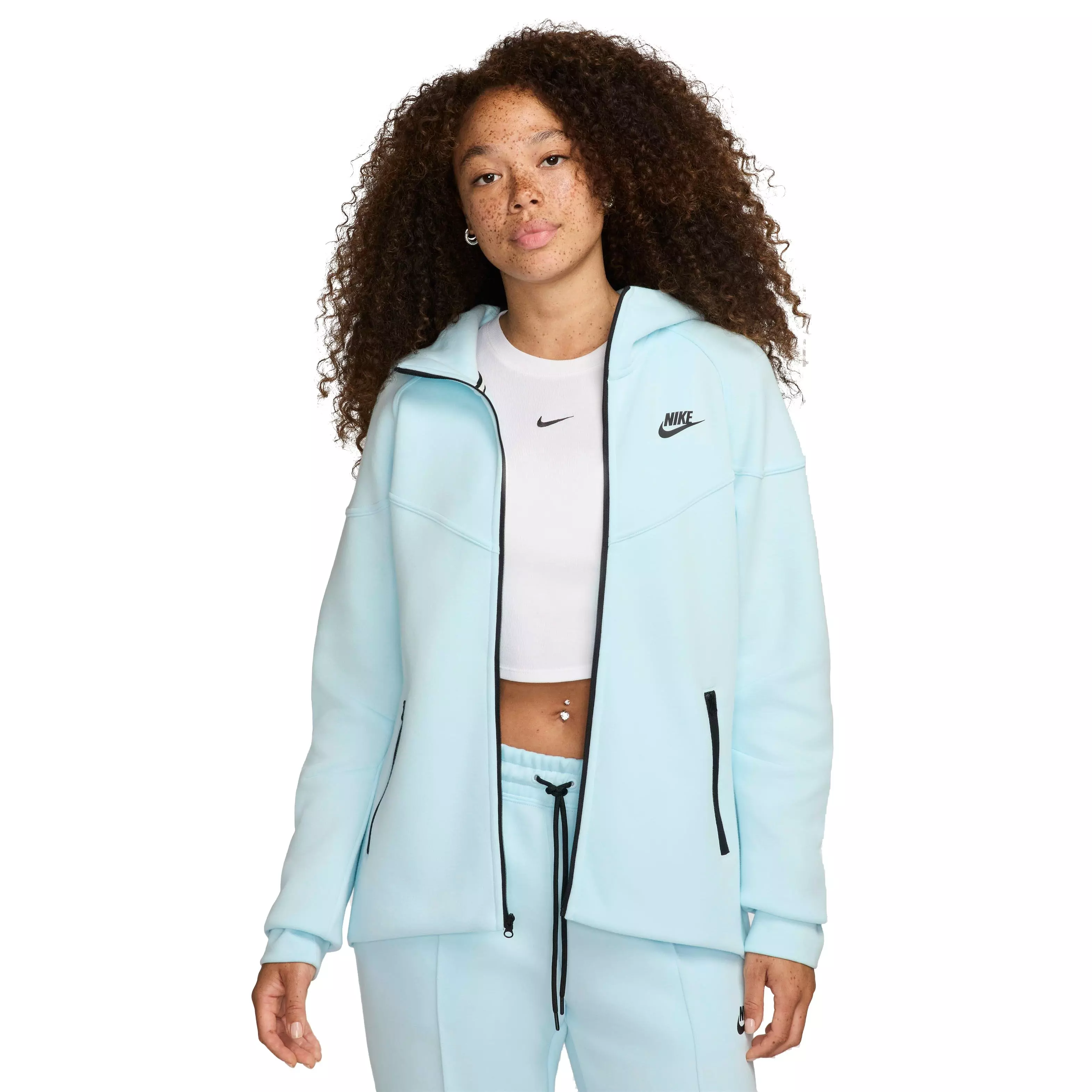 Nike Women's Sportswear Tech Fleece Windrunner Jacket - BLUE