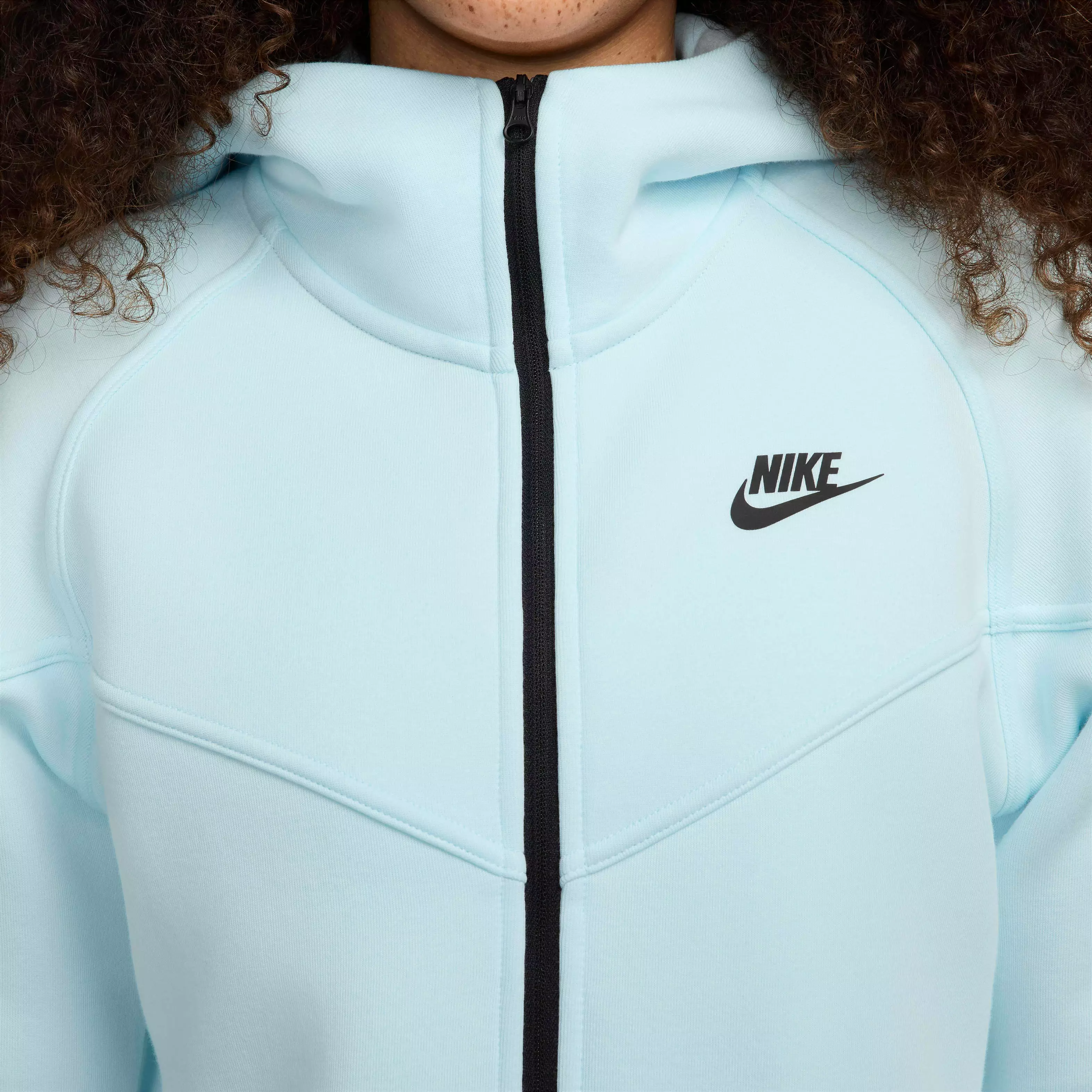 Nike Women's Sportswear Tech Fleece Windrunner Full-Zip Jacket - BLUE