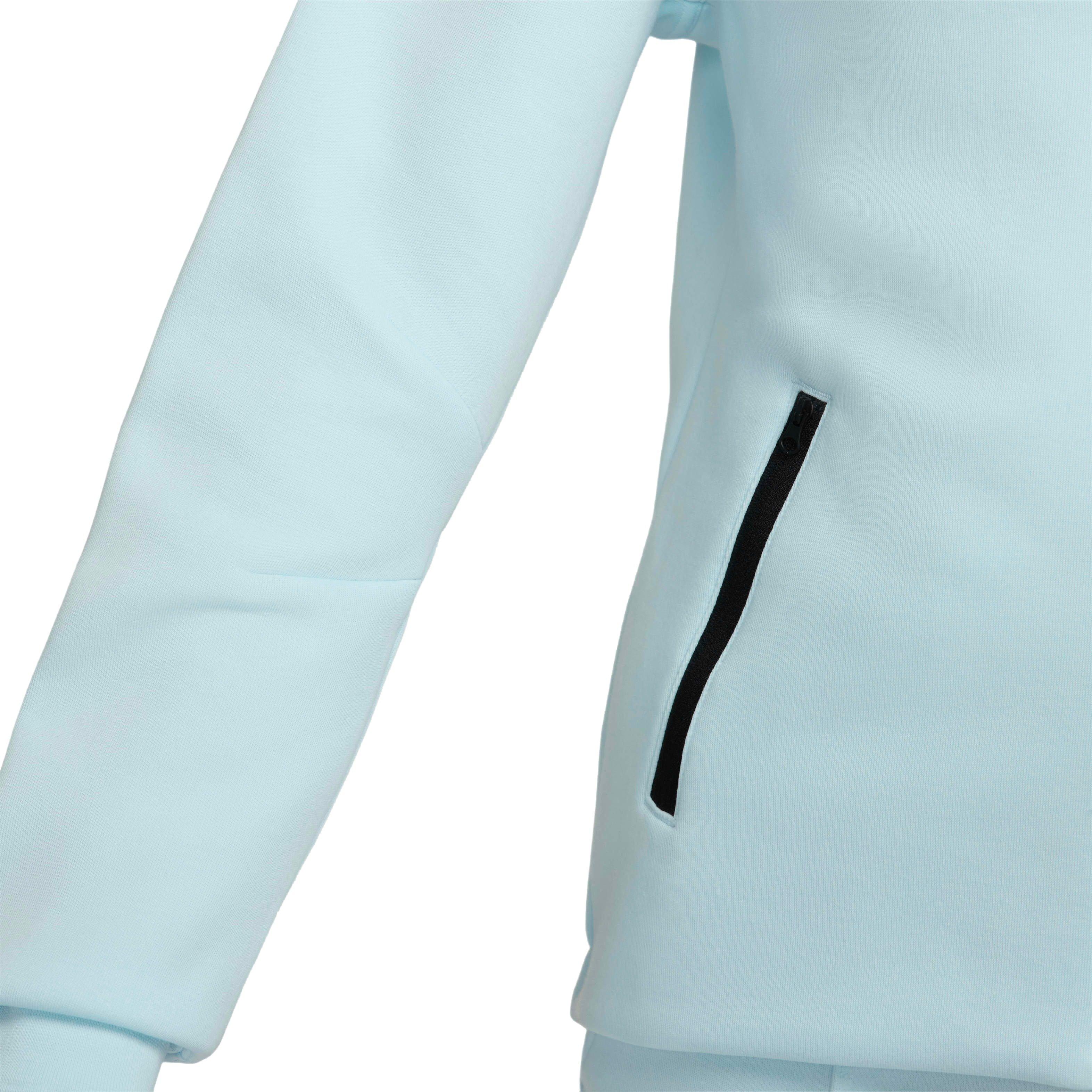Nike Women's Sportswear Tech Fleece Windrunner Jacket - BLUE Thumbnail View 7