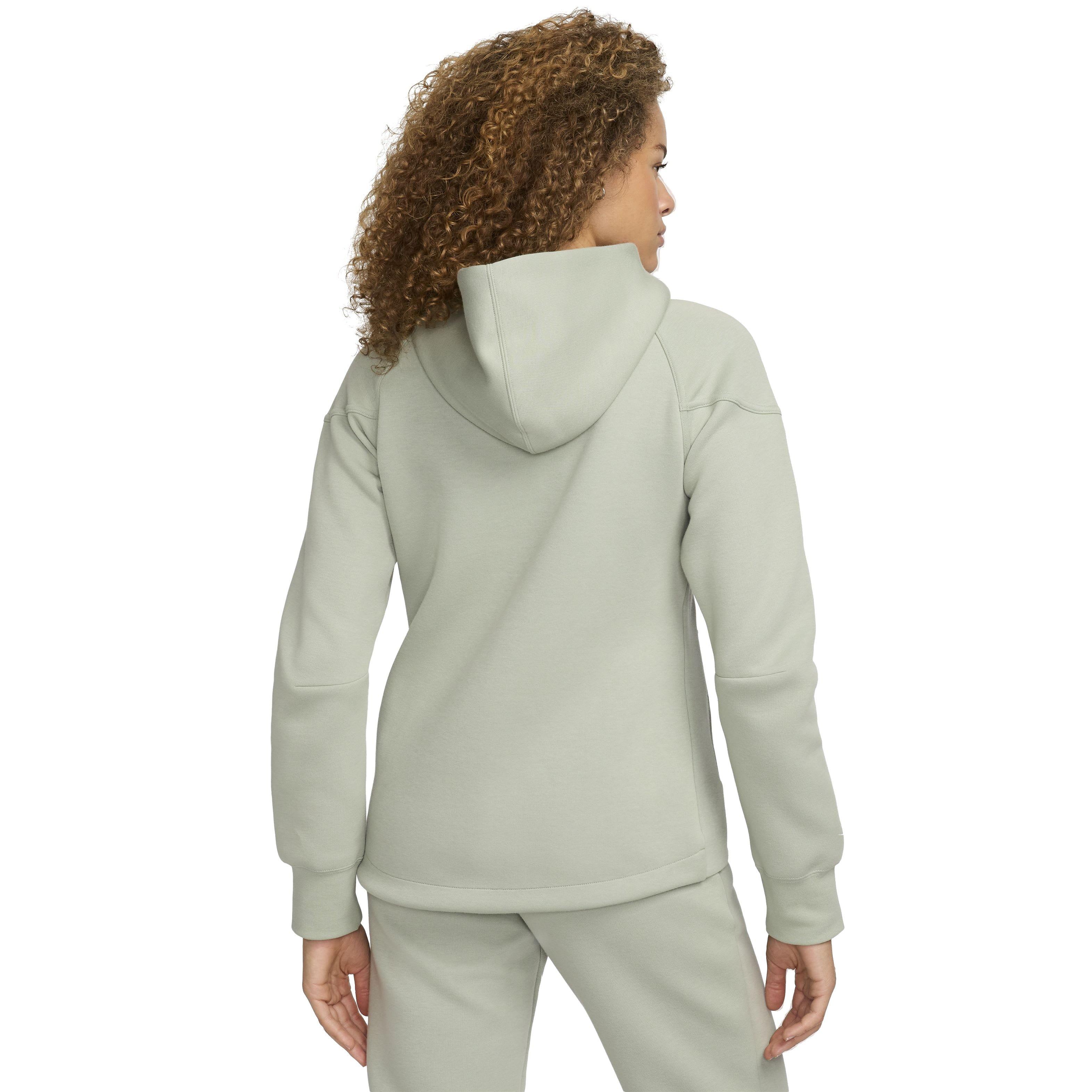 Nike Women's Sportswear Tech Fleece Windrunner Jacket - GREEN Thumbnail View 2