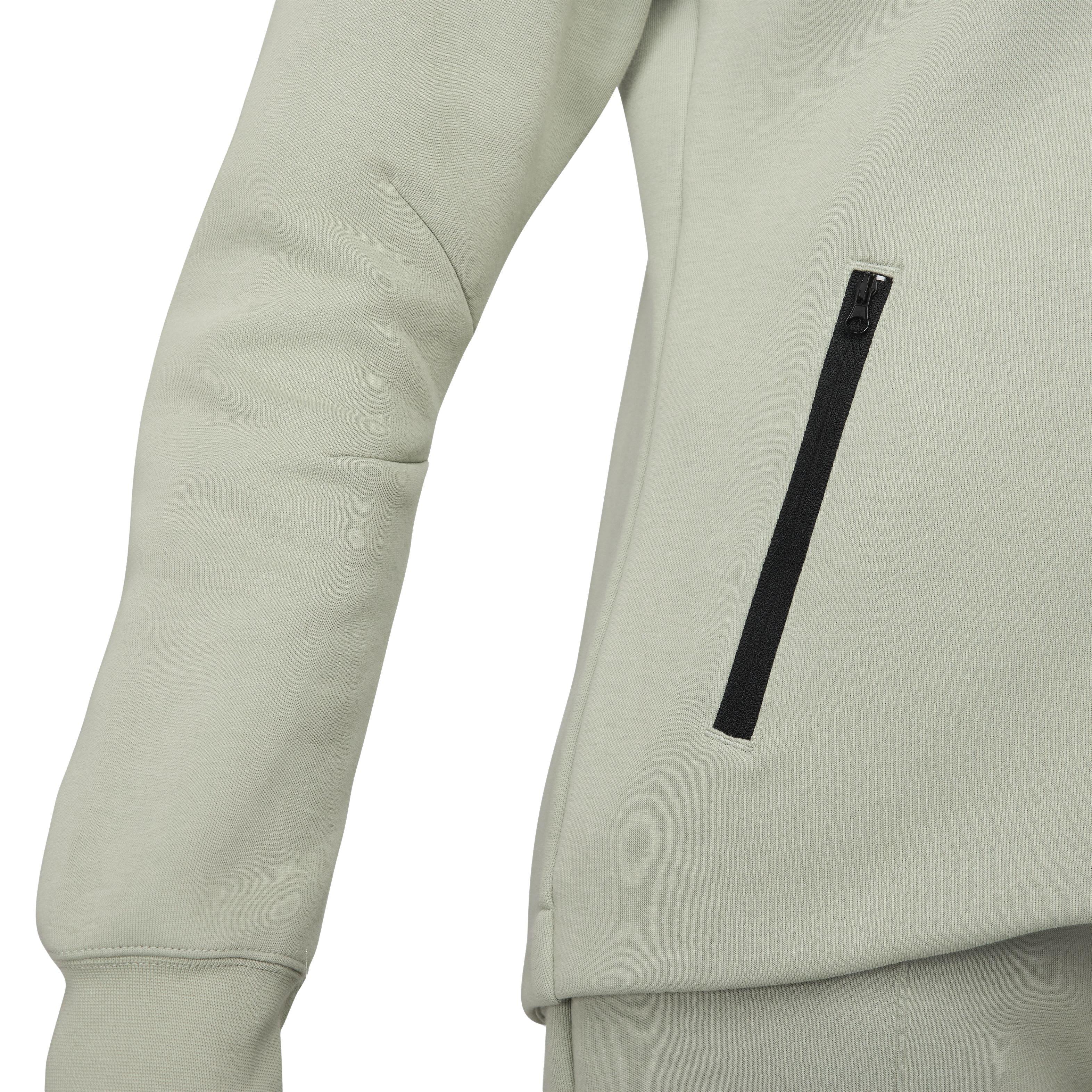 Nike Women's Sportswear Tech Fleece Windrunner Jacket - GREEN Thumbnail View 7