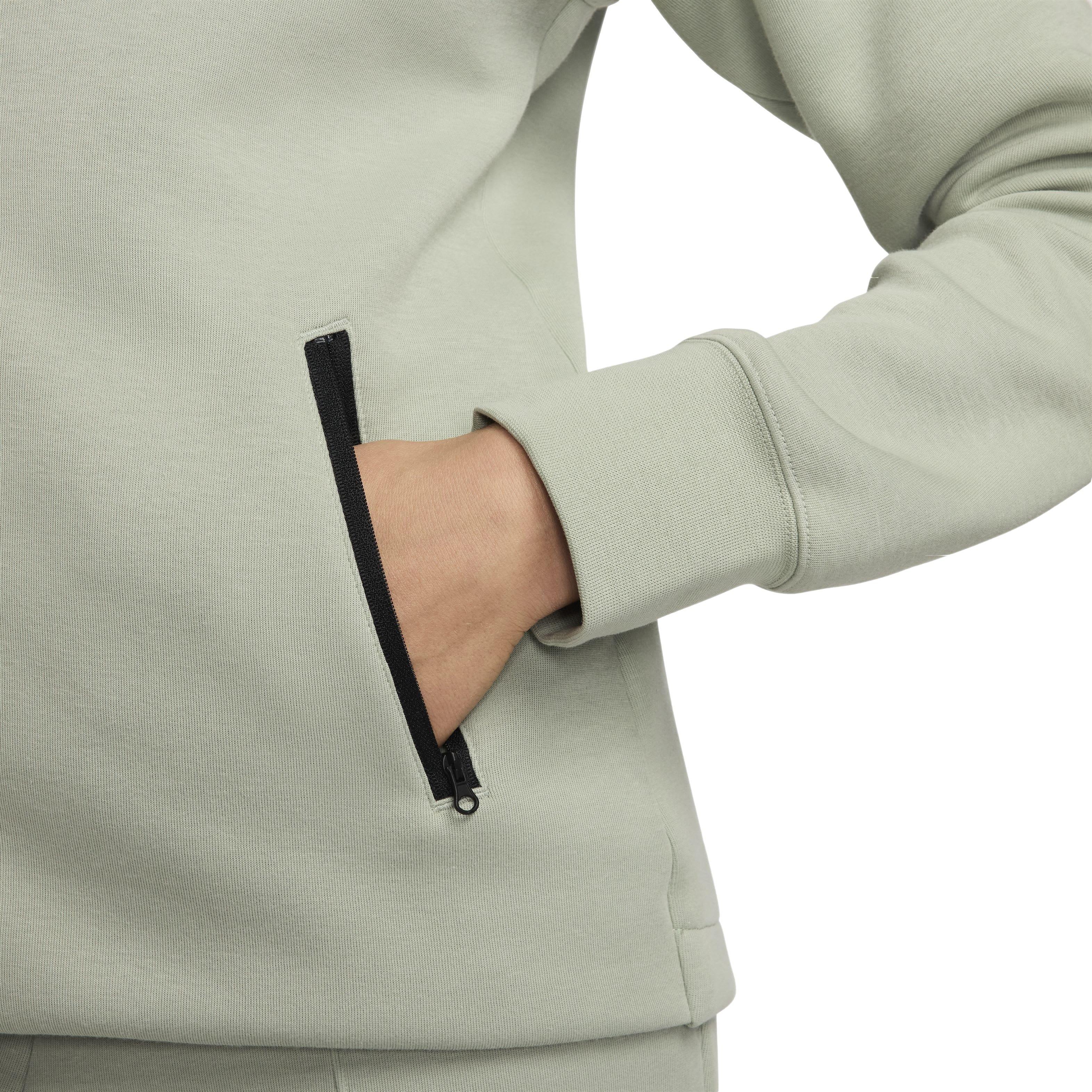 Nike Women's Sportswear Tech Fleece Windrunner Jacket - GREEN Thumbnail View 8