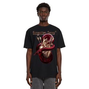 Forgotten Faces Men's Cross My Heart Red Snake Tee