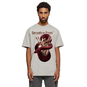 Forgotten Faces Men's Cross My Heart Red Snake Tee