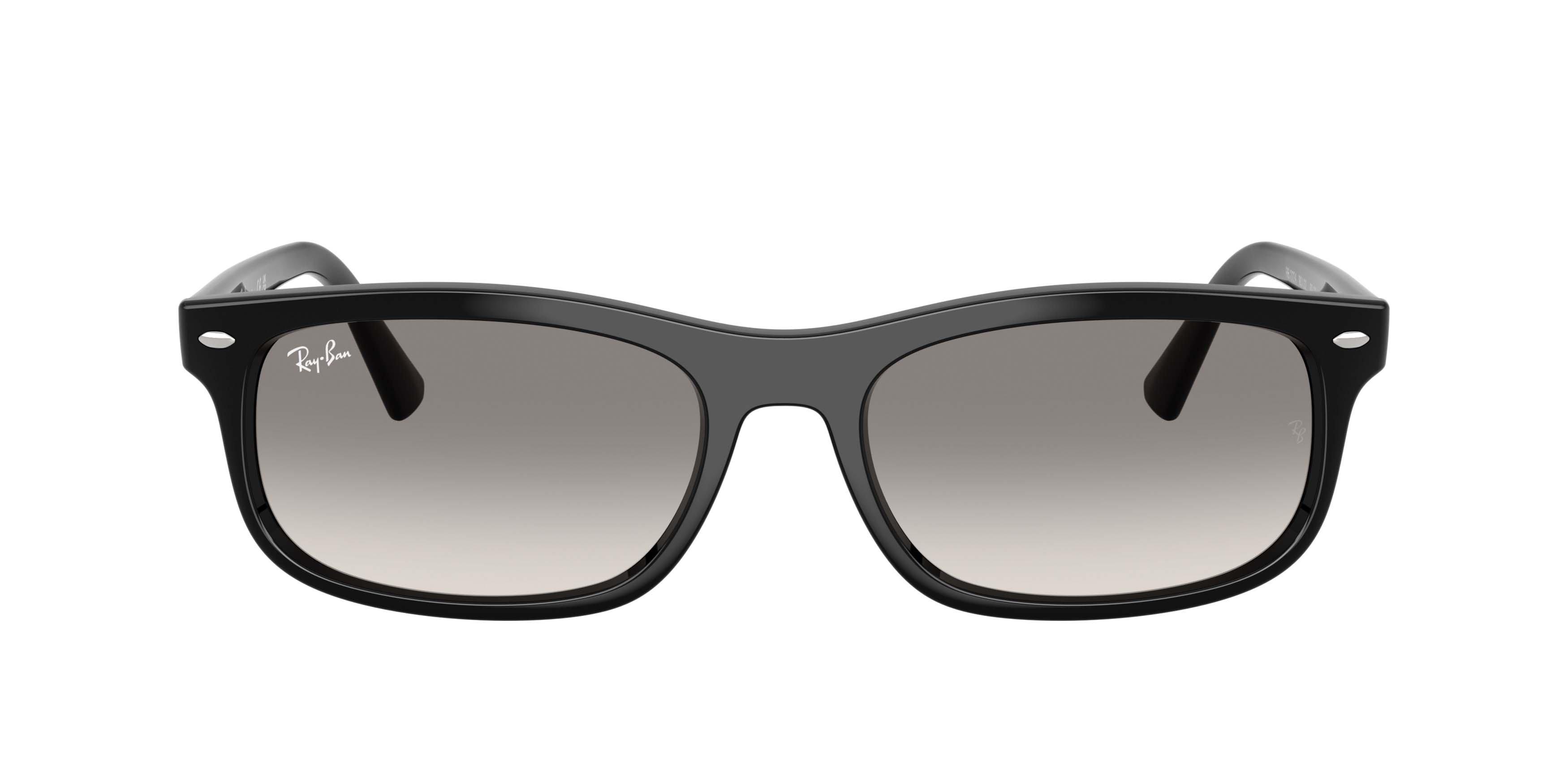 Ray-Ban RB2224 Clear Gradient Grey Sunglasses &ndash; Polished Black - BLACK/GREY Thumbnail View 2