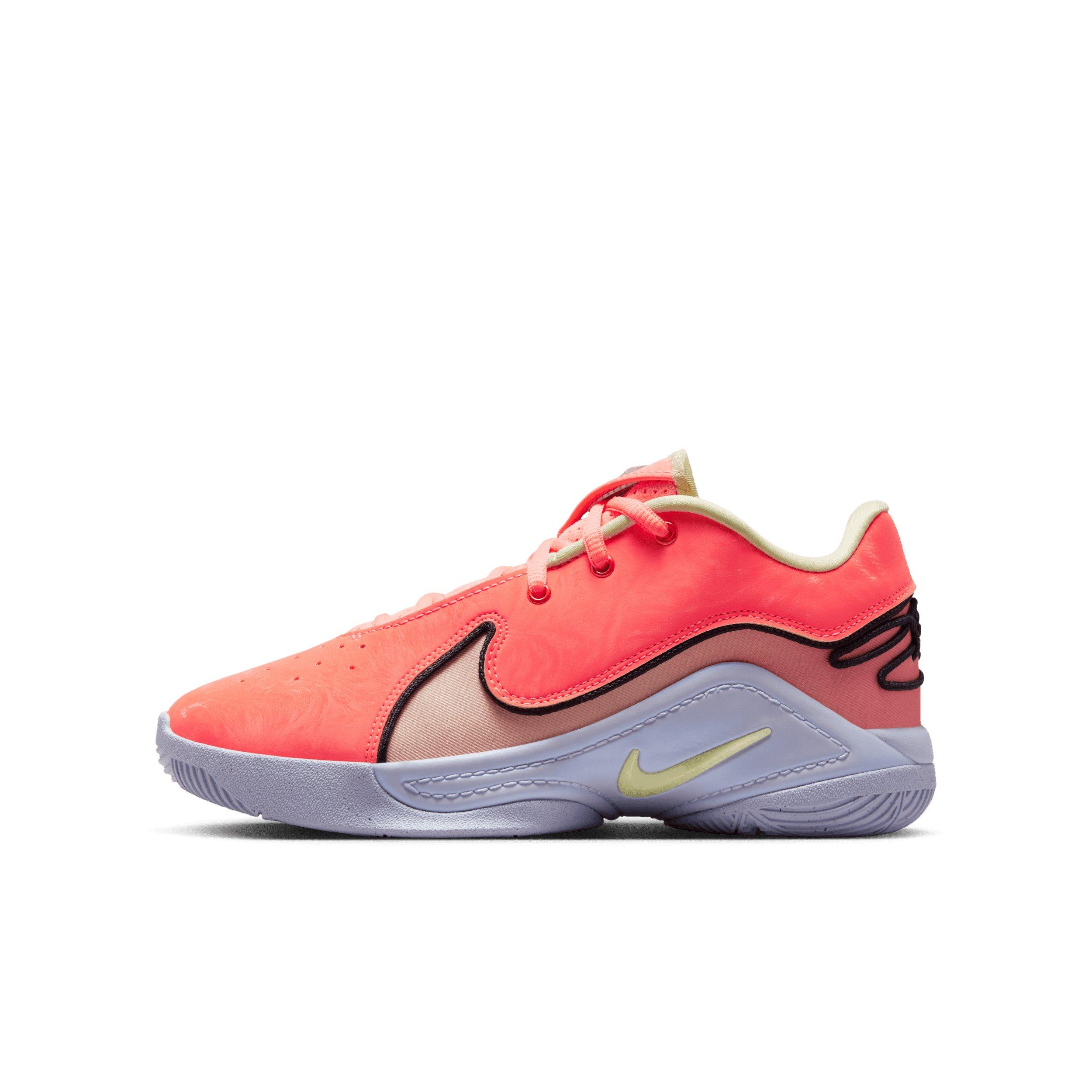 Nike LeBron XXII SE "Bright Mango/Life Lime/Anthracite/Orange" Grade School Boys' Basketball Shoe - MANGO/LIME/ANTHRACITE/ORANGE