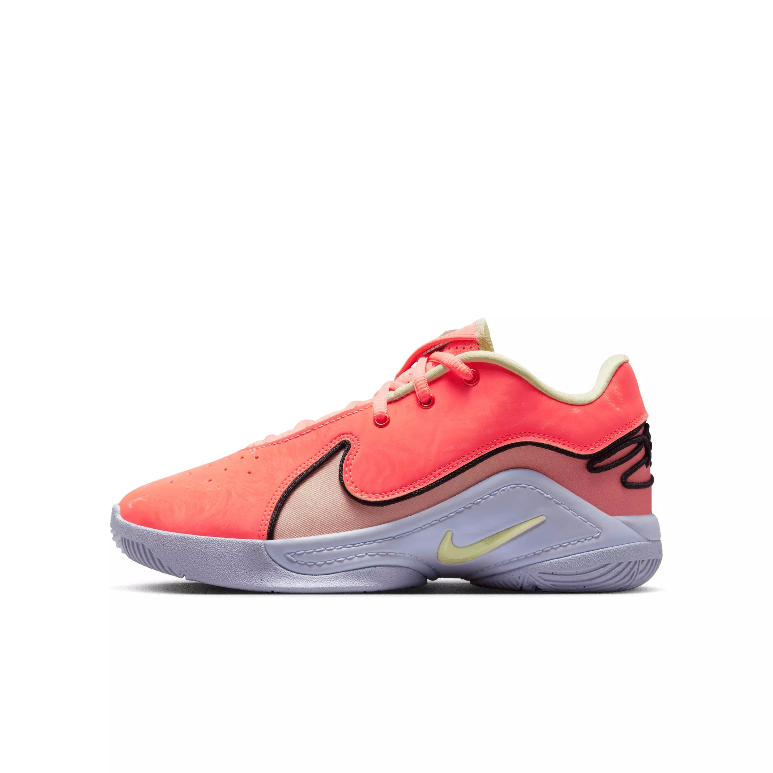 Nike LeBron XXII SE "Bright Mango/Life Lime/Anthracite/Orange" Grade School Boys' Basketball Shoe - MANGO/LIME/ANTHRACITE/ORANGE
