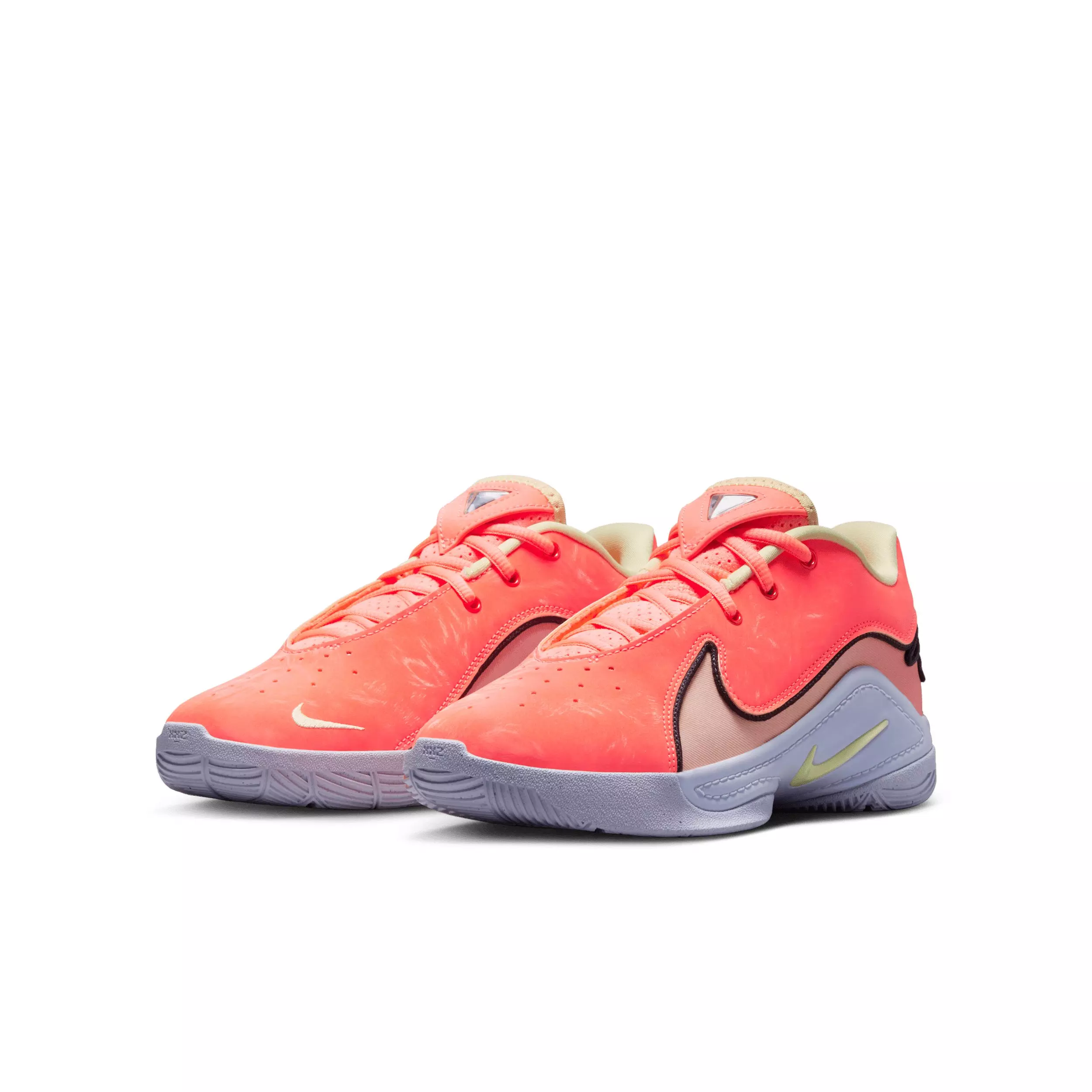 Nike LeBron XXII SE "Bright Mango/Life Lime/Anthracite/Orange" Grade School Boys' Basketball Shoe - MANGO/LIME/ANTHRACITE/ORANGE