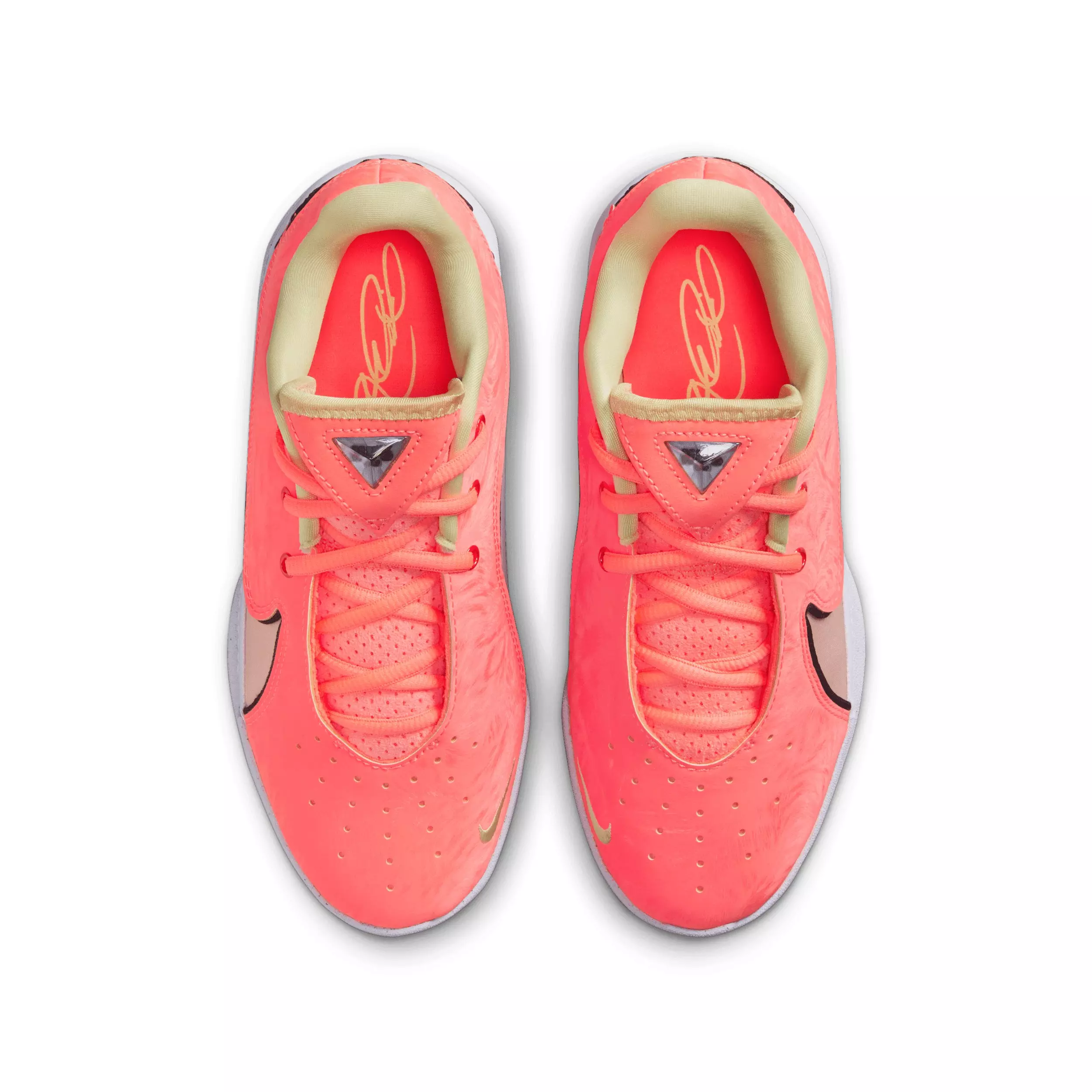 Nike LeBron XXII SE "Bright Mango/Life Lime/Anthracite/Orange" Grade School Boys' Basketball Shoe - MANGO/LIME/ANTHRACITE/ORANGE