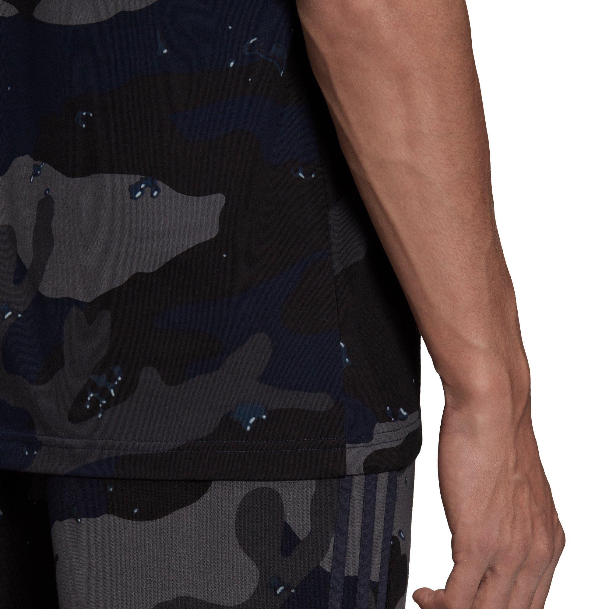 adidas Originals Men's Navy Graphics Camo Allover Print Tee - Hibbett |  City Gear