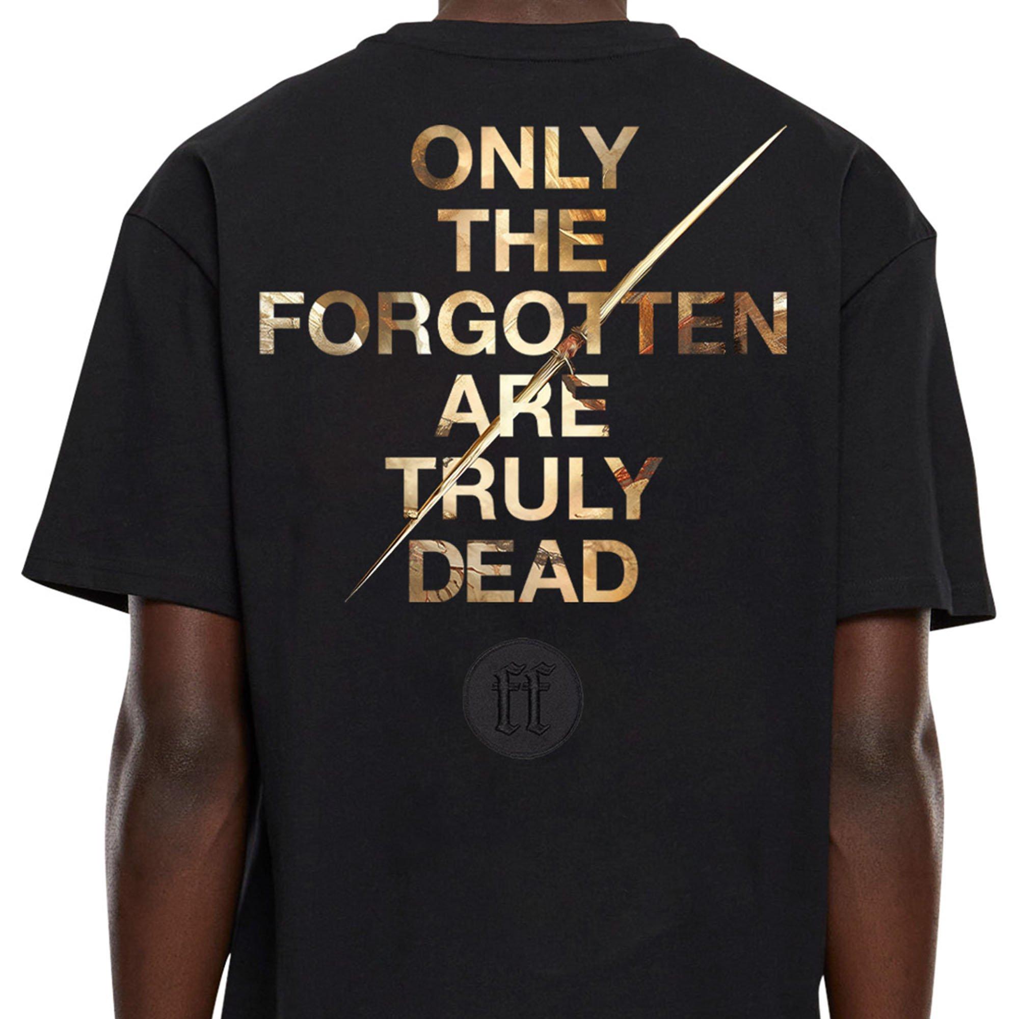 Forgotten Faces Men's Heaven Vs Hell Tee - BLACK Thumbnail View 4