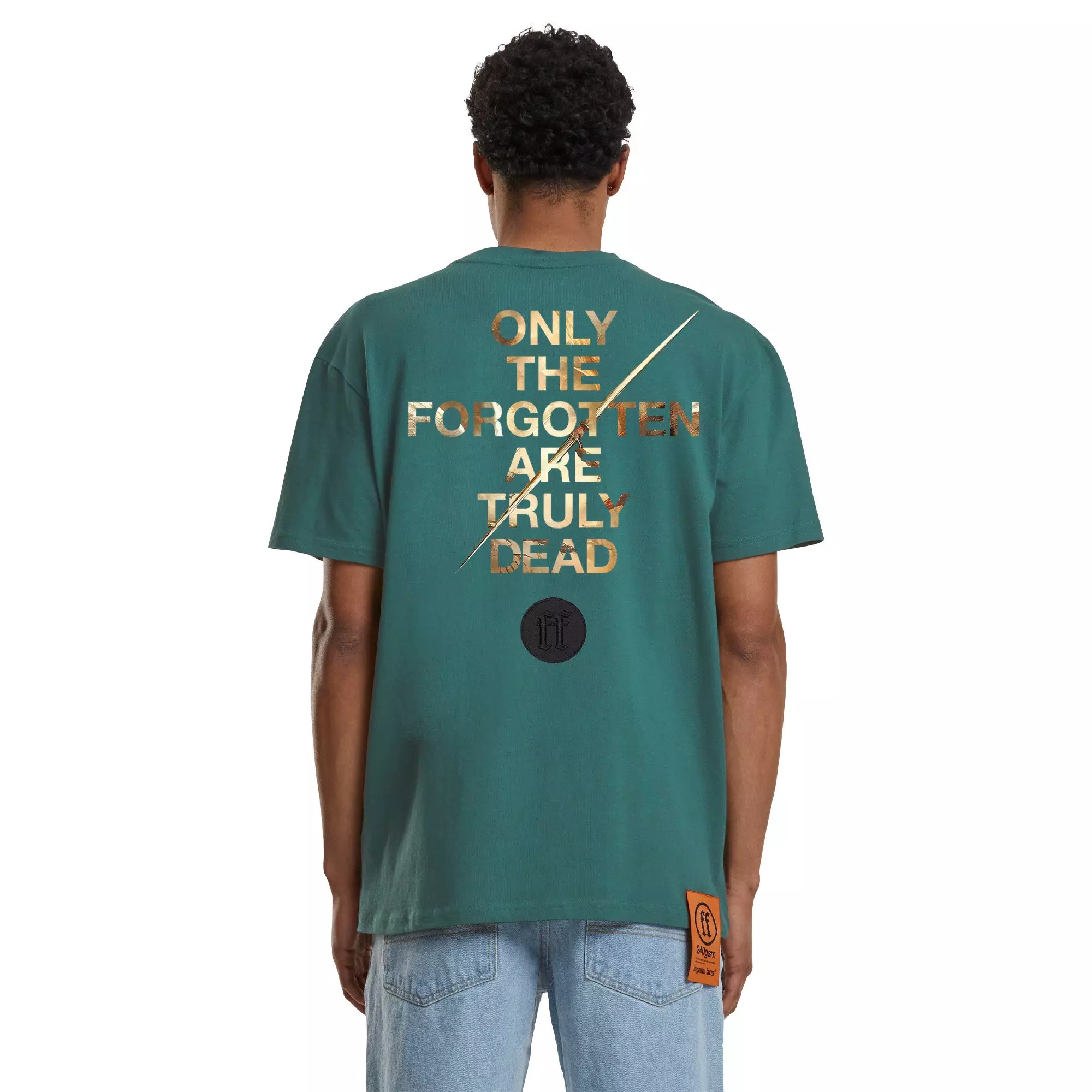 Forgotten Faces Men's Heaven Vs Hell Tee - GREEN