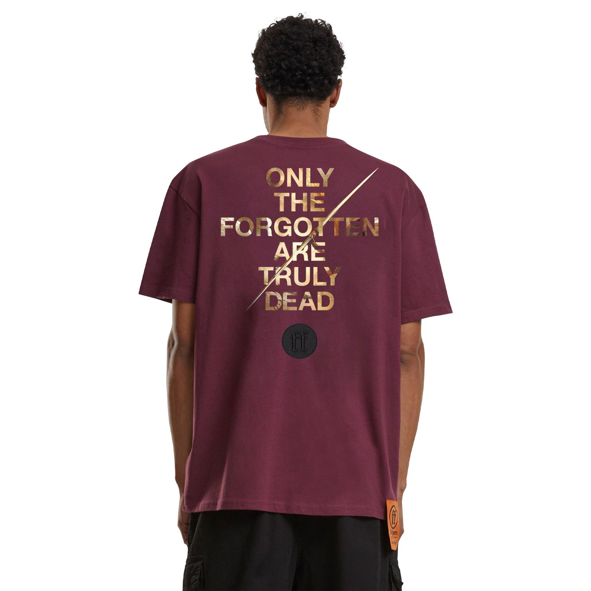 Forgotten Faces Men's Heaven Vs Hell Tee - CHERRY Thumbnail View 2