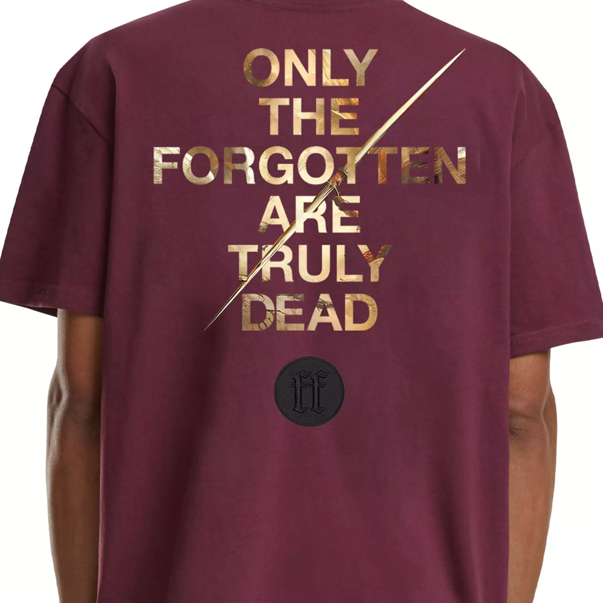Forgotten Faces Men's Heaven Vs Hell Tee - CHERRY