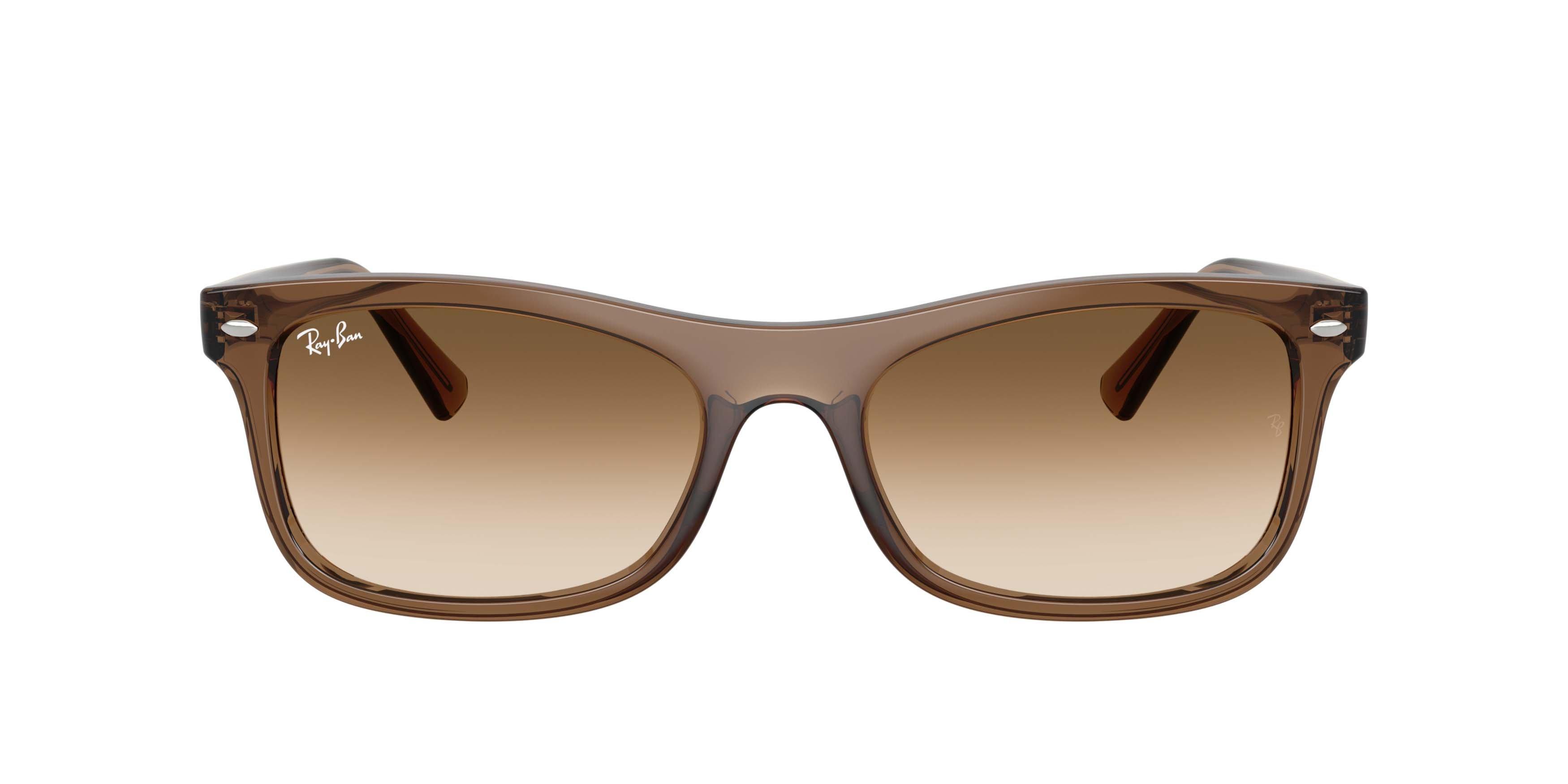 Ray-Ban RB2226 Clear Gradient Brown Sunglasses &ndash; Polished Transparent Light Brown - LT BROWN Thumbnail View 2
