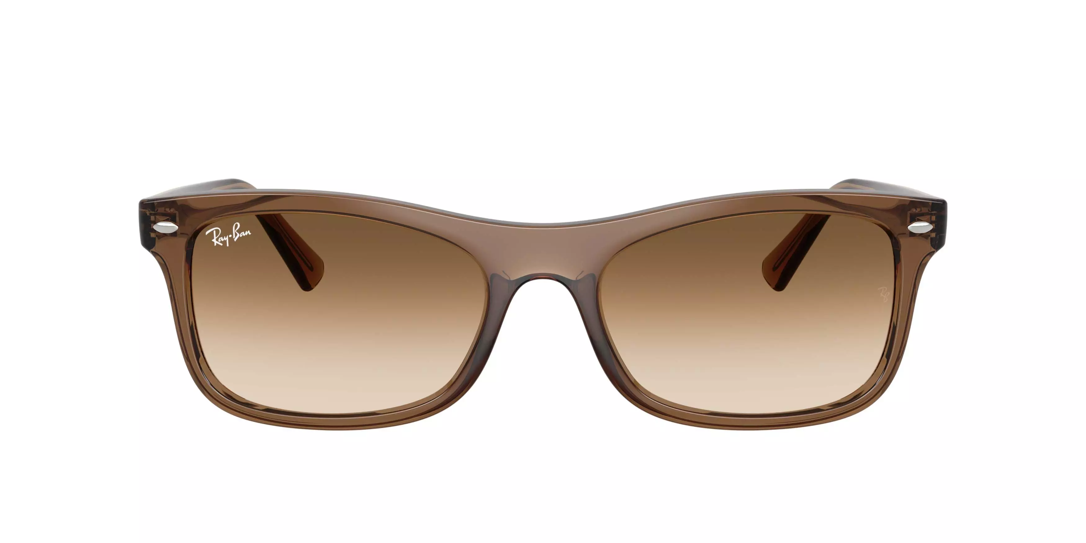Ray-Ban RB2226 Clear Gradient Brown Sunglasses &ndash; Polished Transparent Light Brown - LT BROWN
