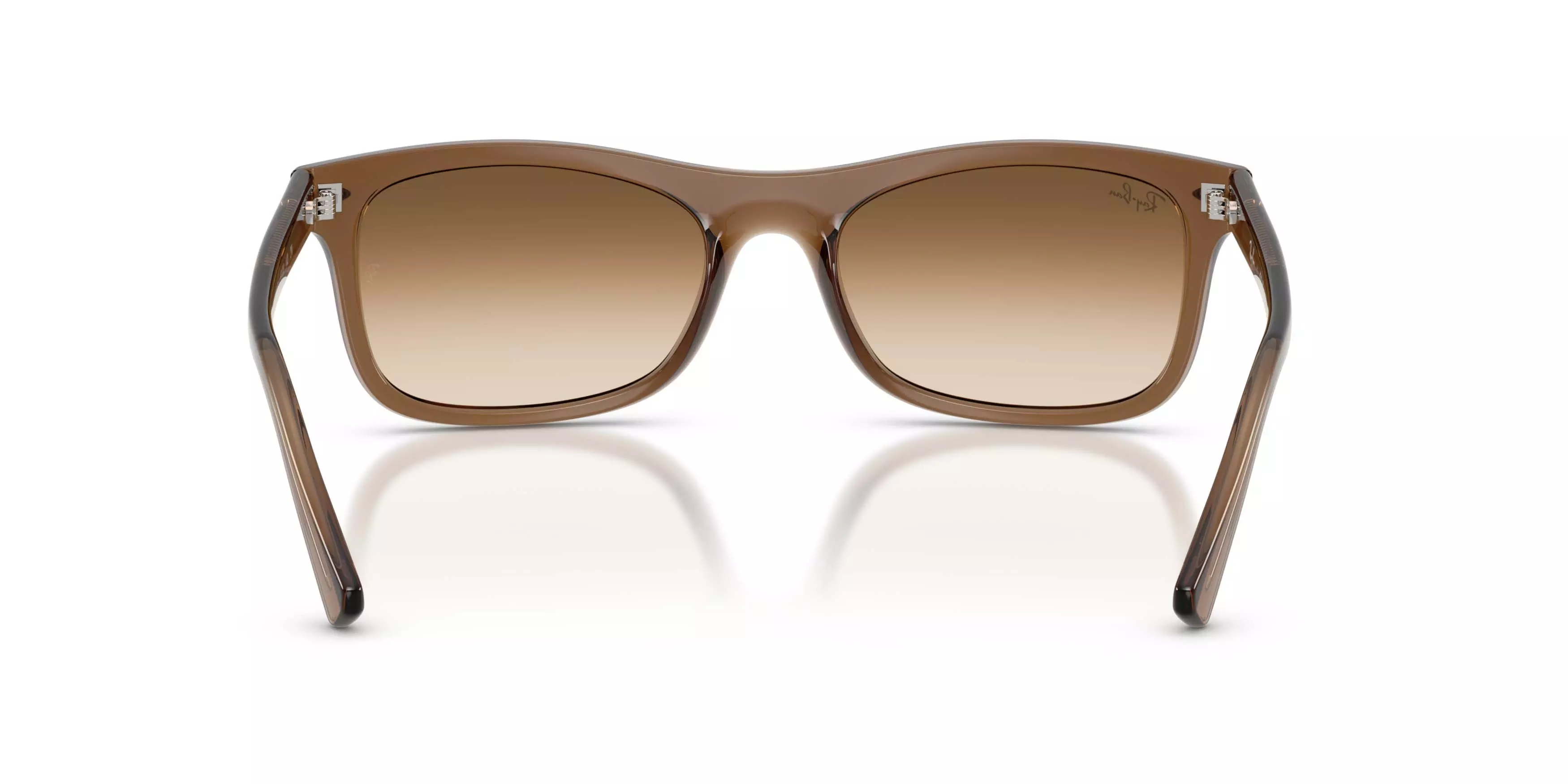 Ray-Ban RB2226 Clear Gradient Brown Sunglasses &ndash; Polished Transparent Light Brown - LT BROWN