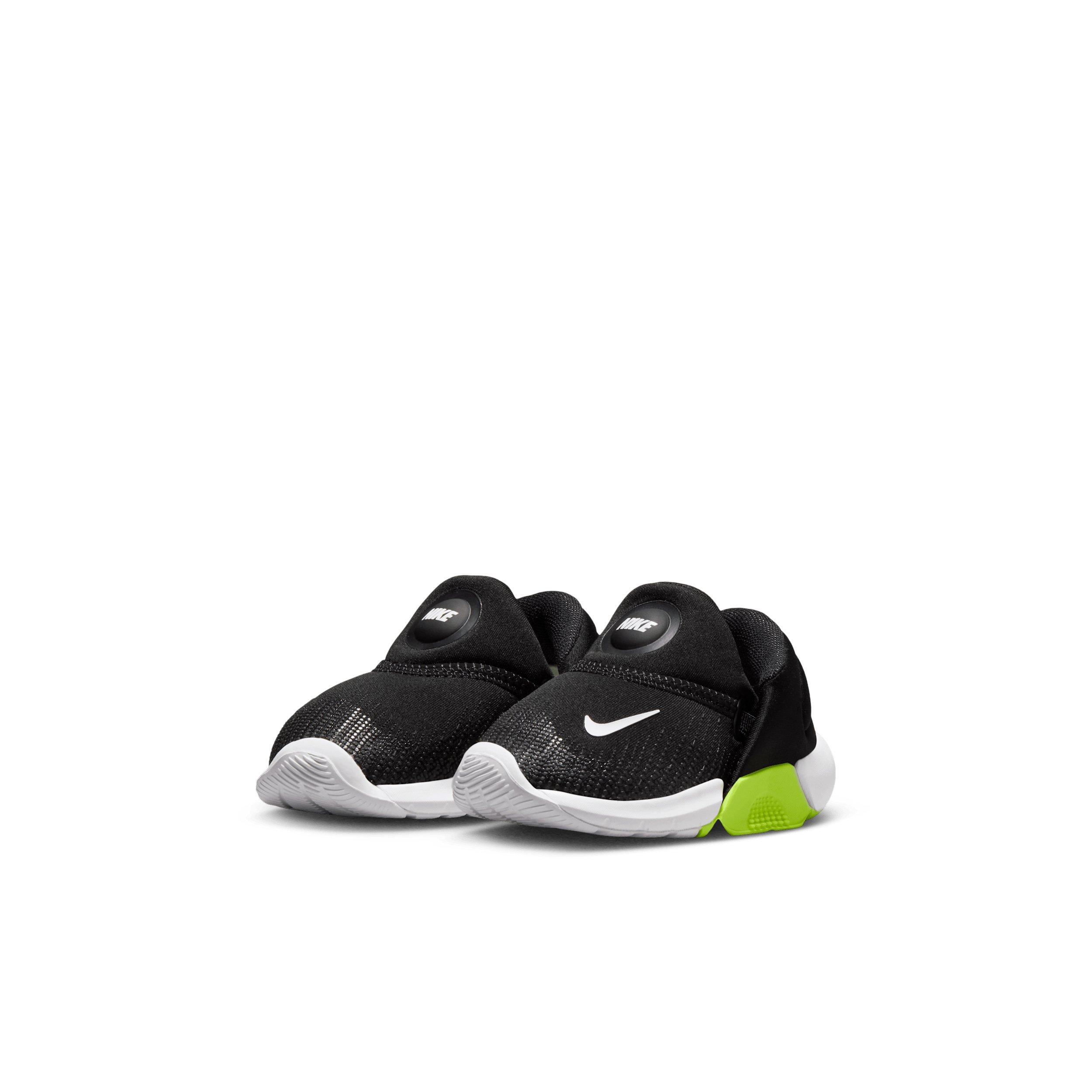 Nike Swoosh Go "Black/Volt/Anthracite/White" Infant Boys' Shoe - BLACK/VOLT/ANTHRACITE/WHITE