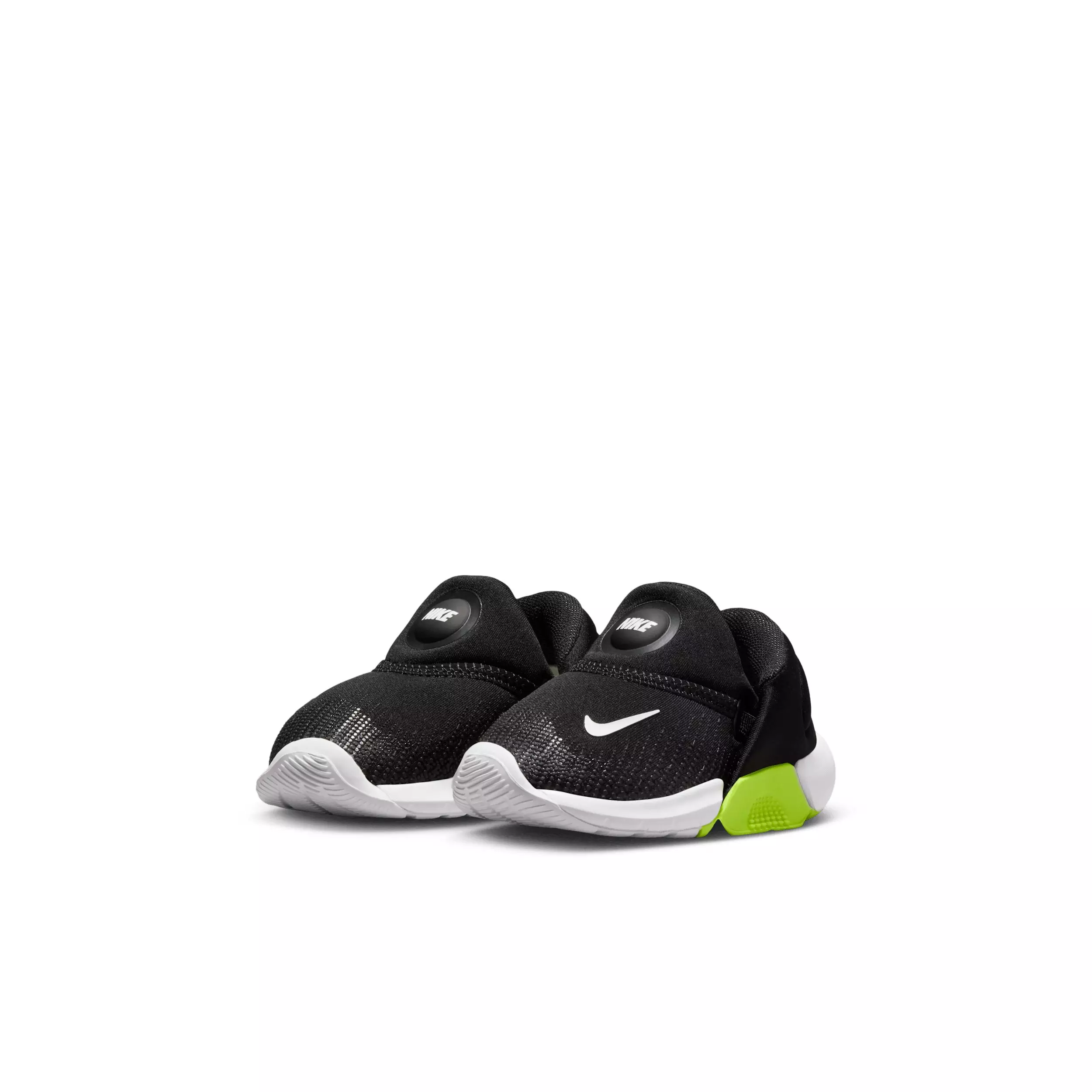 Nike Swoosh Go "Black/Volt/Anthracite/White" Infant Boys' Shoe - BLACK/VOLT/ANTHRACITE/WHITE