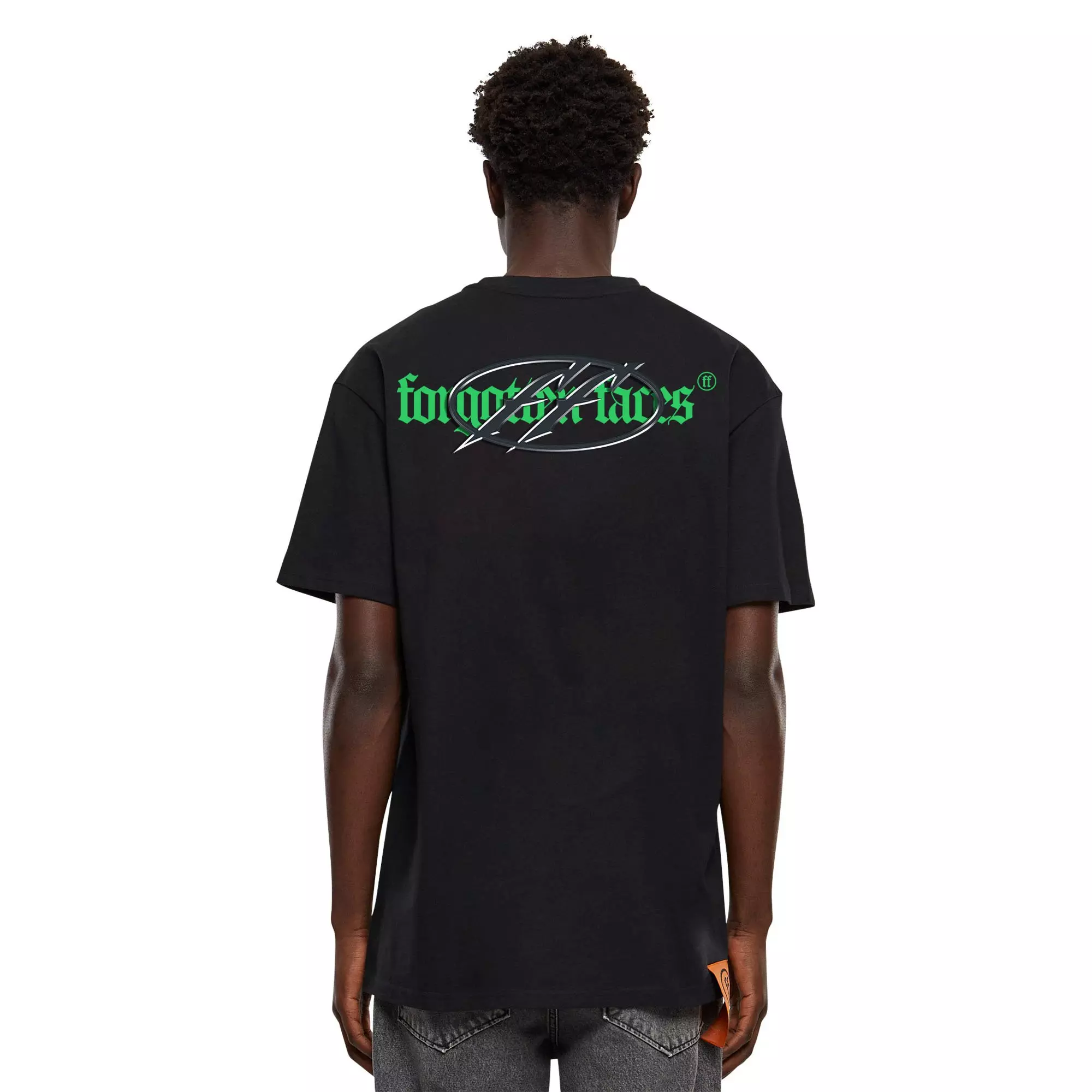 Forgotten Faces Men's Skull Chick Tee - BLACK