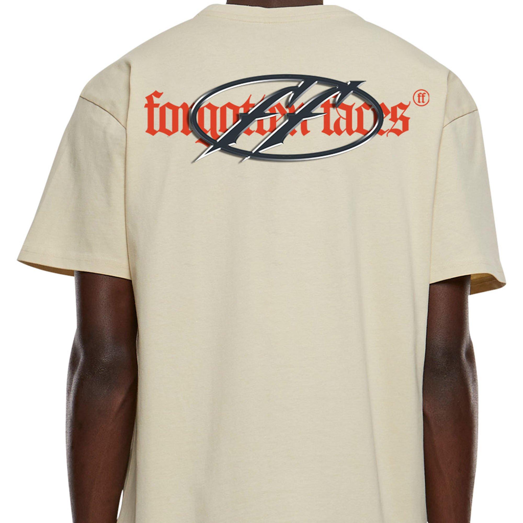 Forgotten Faces Men's Skull Chick Tee - SAND Thumbnail View 4