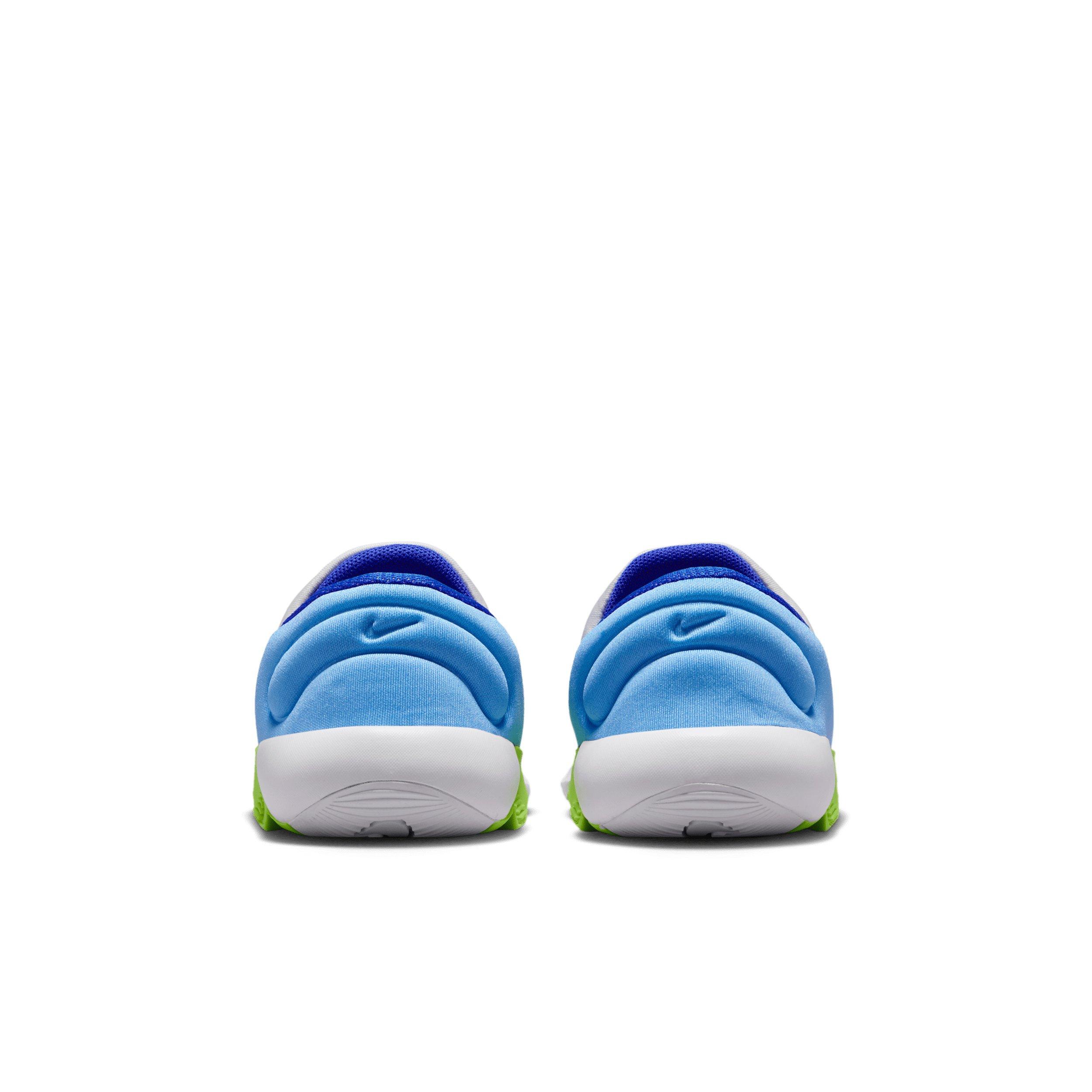 Nike Swoosh Go "Football Grey/Football Blue/Volt/University Red" Infant Boys' Shoe - GREY/BLUE/VOLT/RED