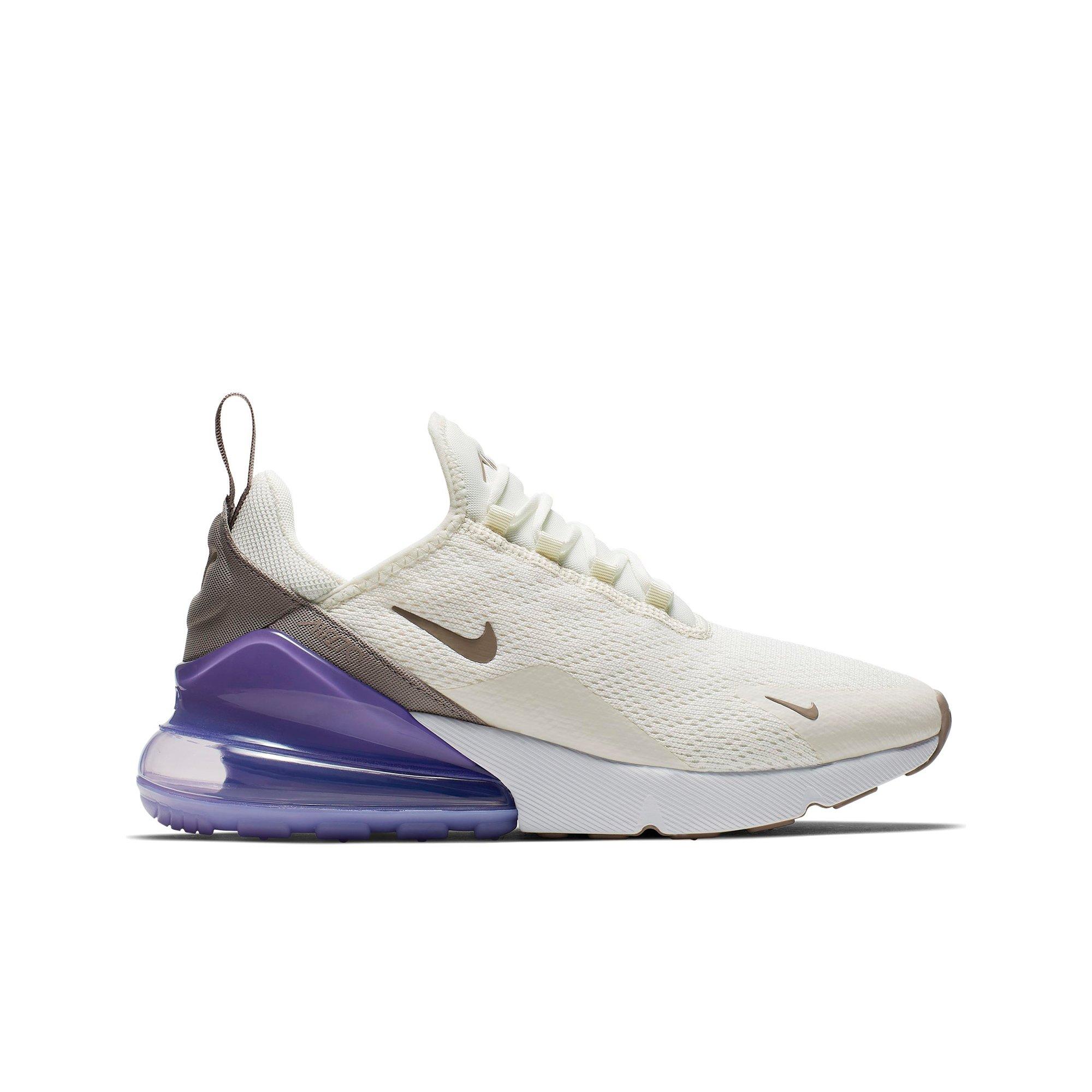 white and purple air max 270