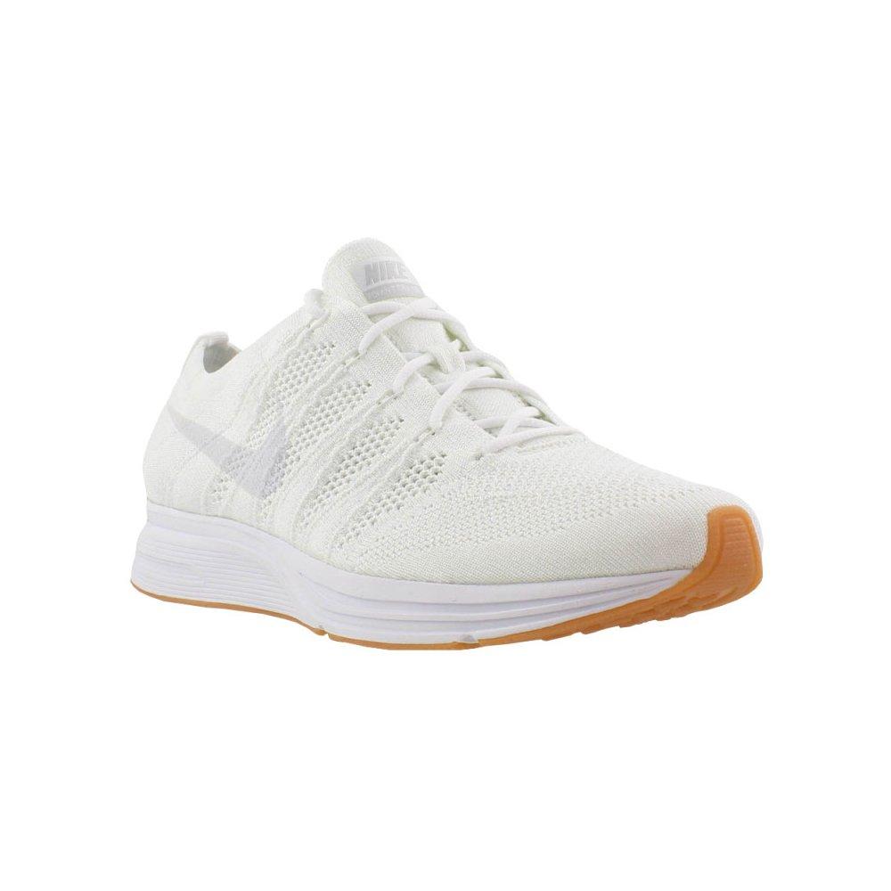 mens white flyknit trainers