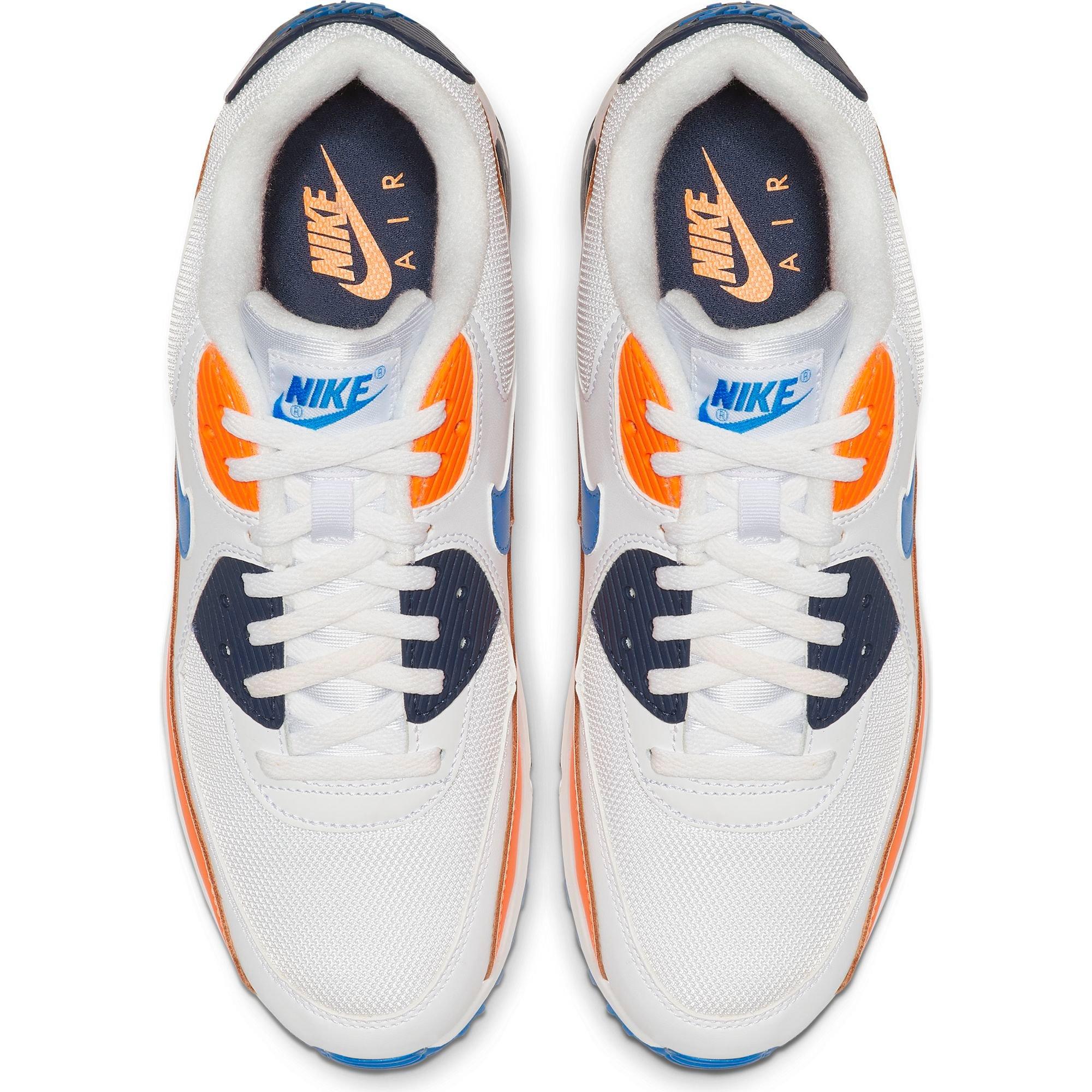 air max 90 white blue orange