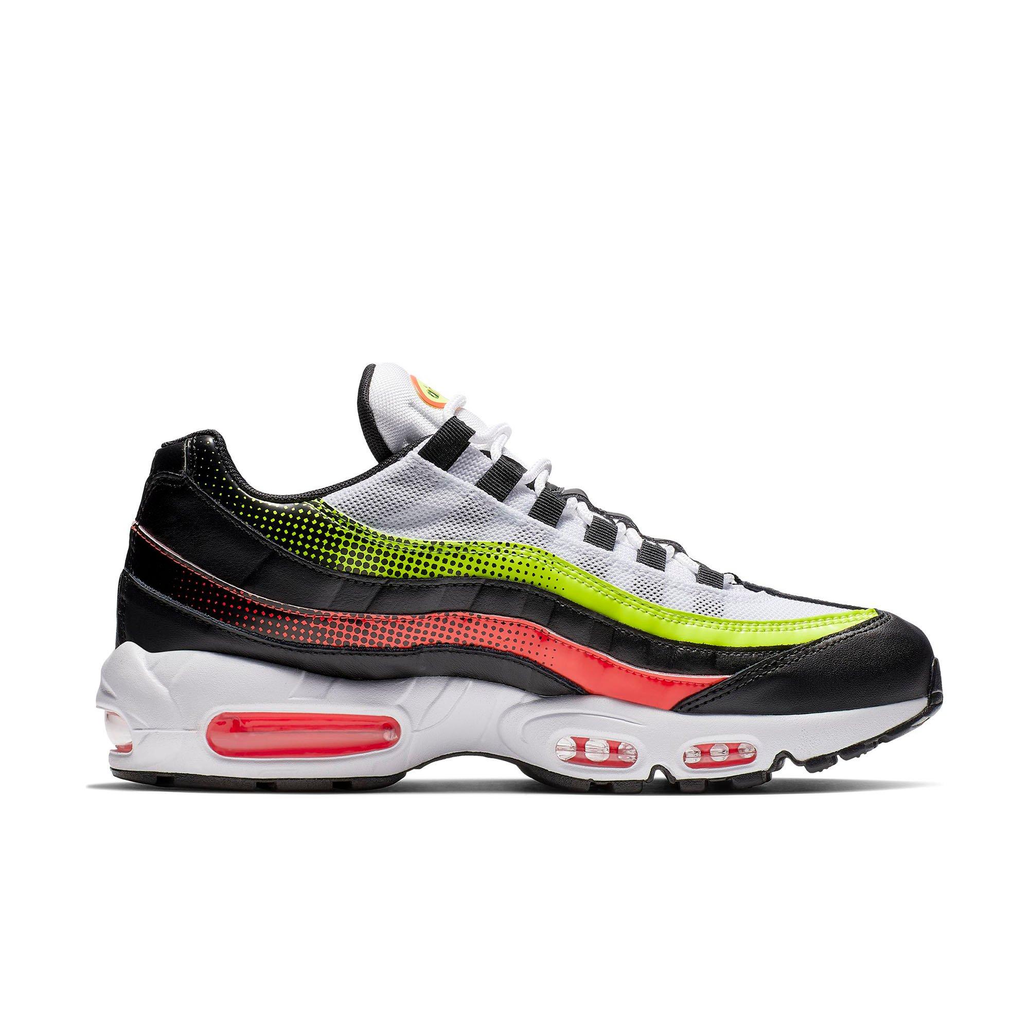 lime green red and black air max